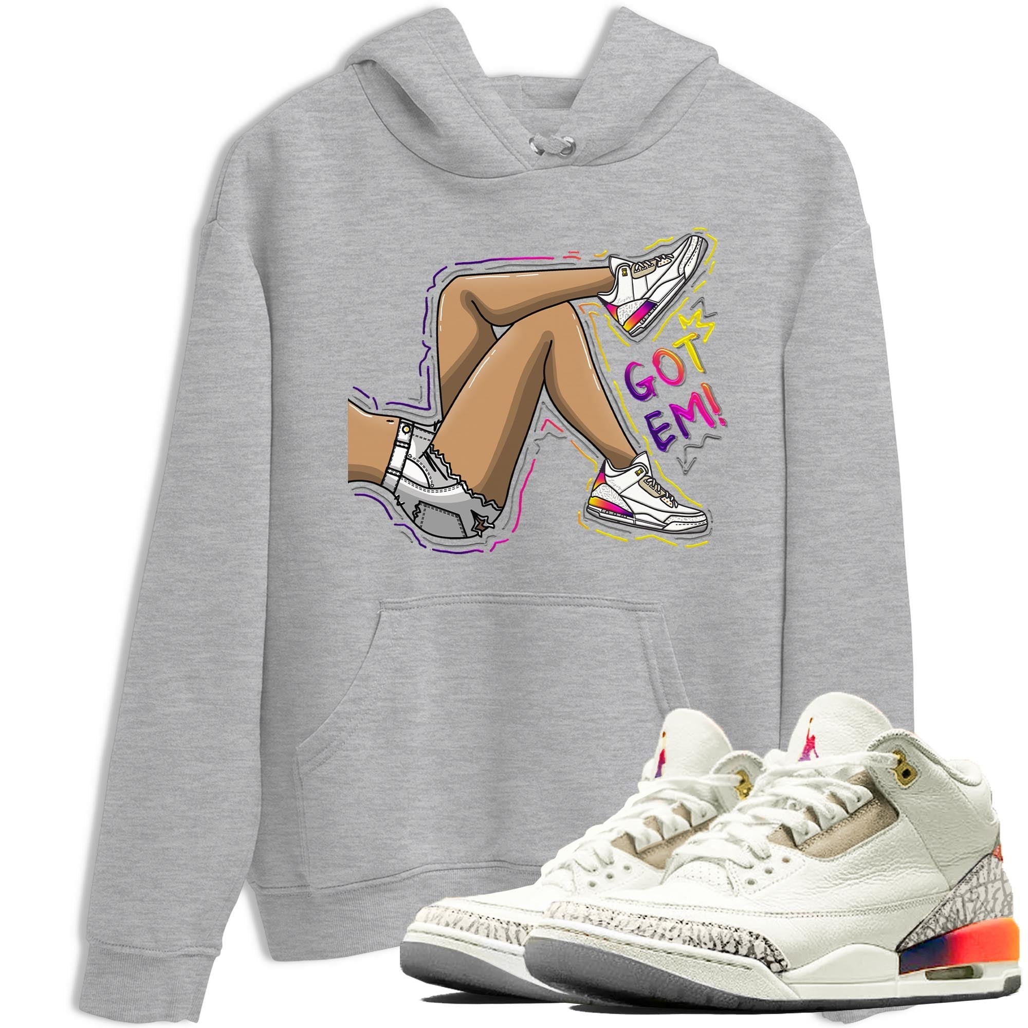 Got Em Legs snkmatch Tee - Air Jordan 3 J Balvin