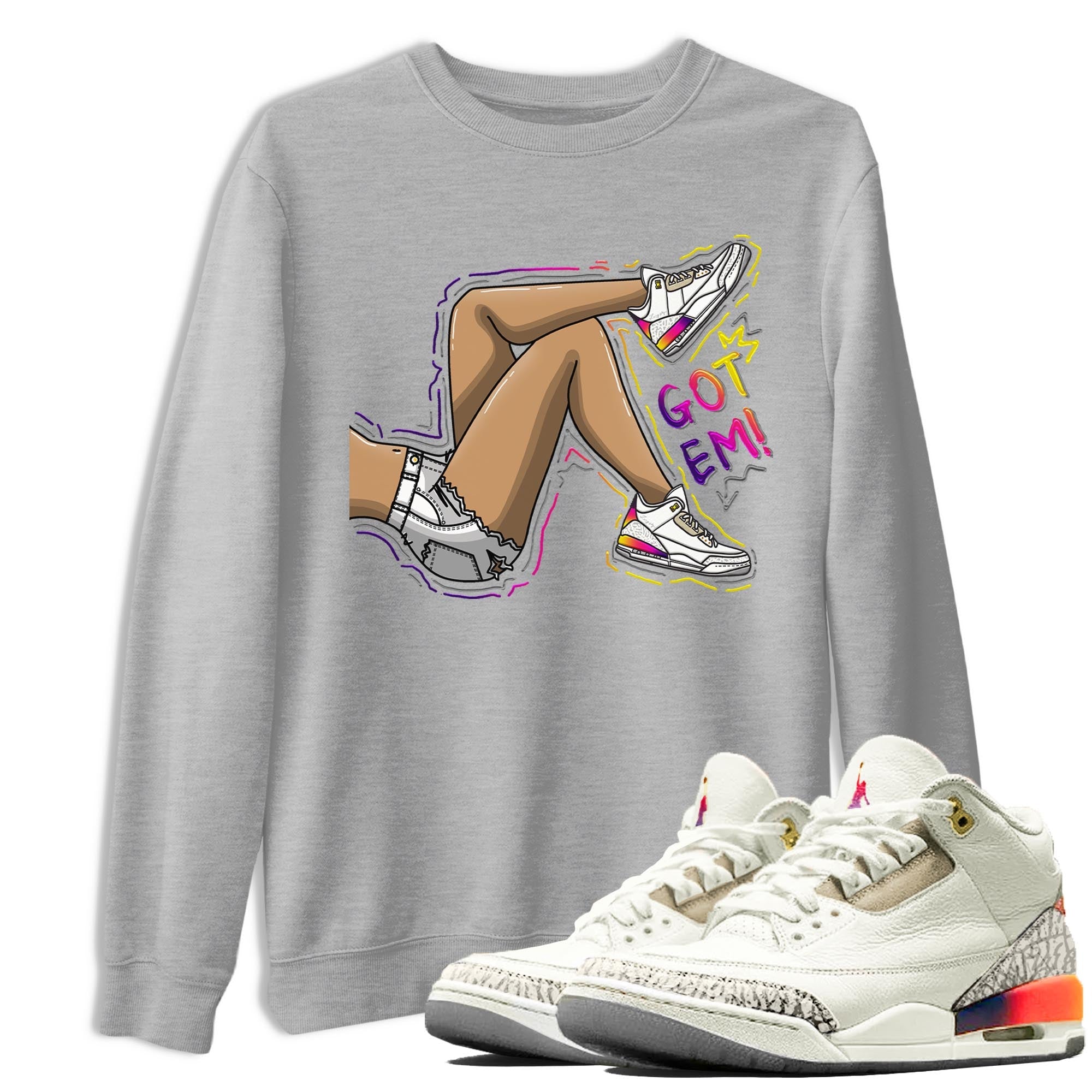 Got Em Legs snkmatch Tee - Air Jordan 3 J Balvin