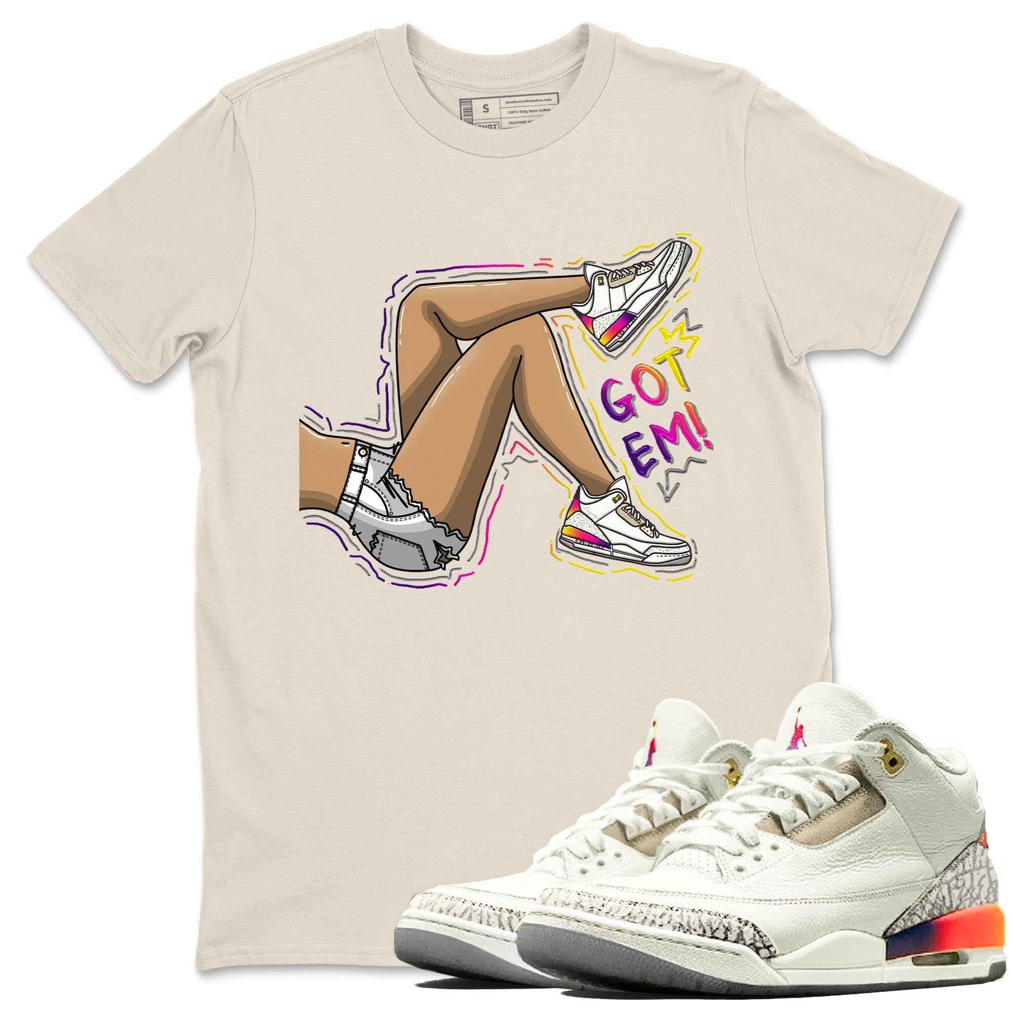 Got Em Legs snkmatch Tee - Air Jordan 3 J Balvin