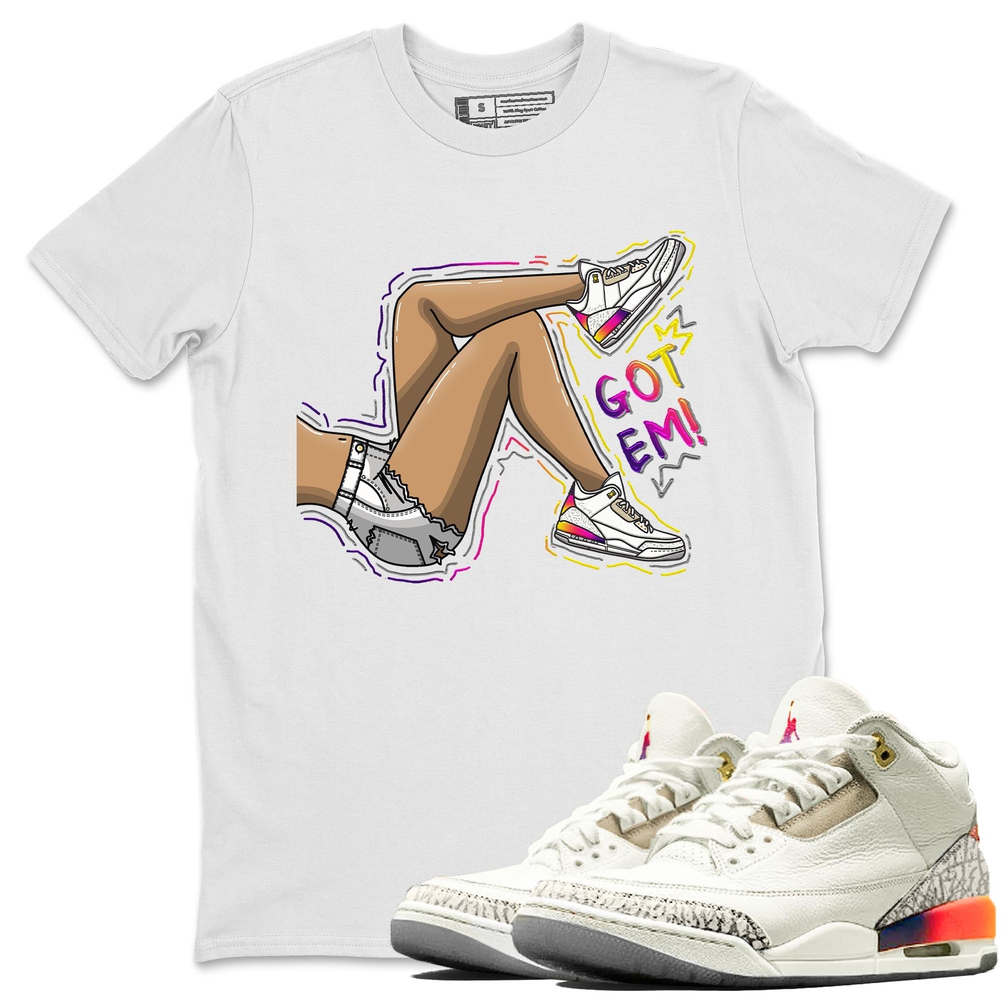 Got Em Legs snkmatch Tee - Air Jordan 3 J Balvin