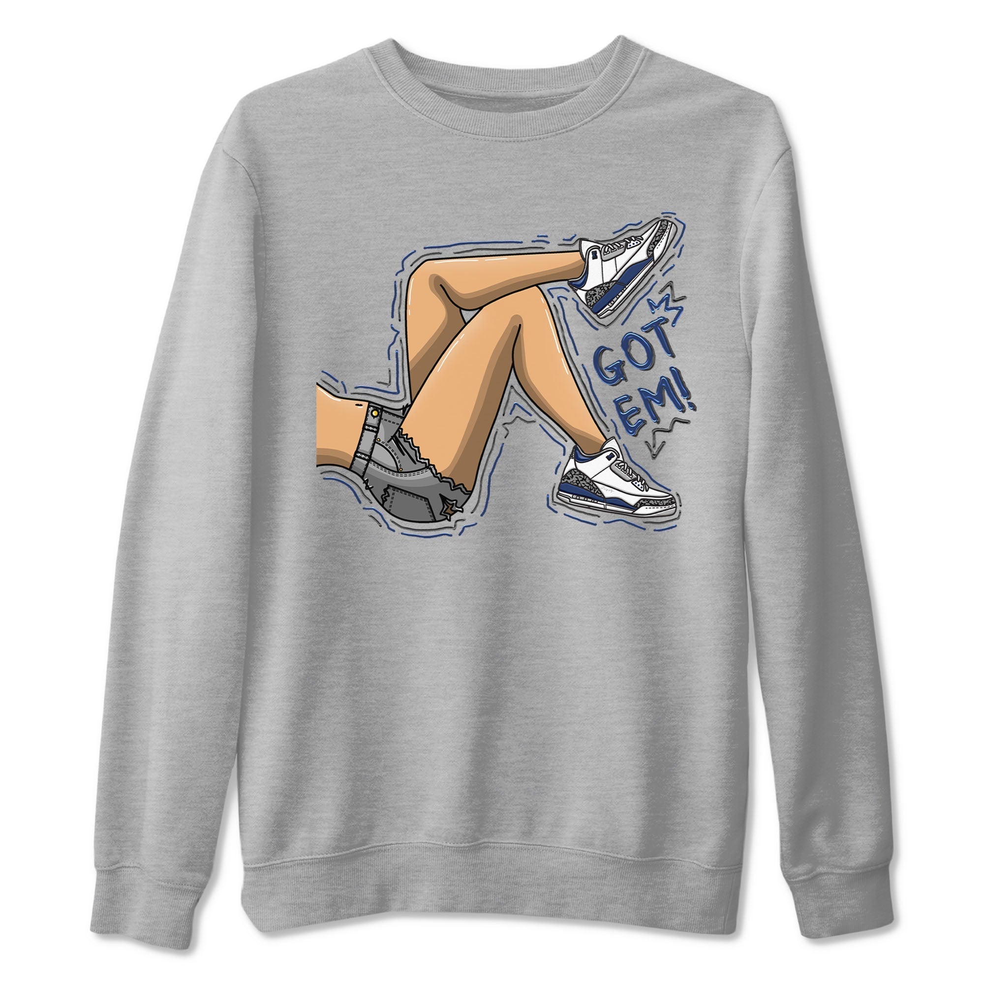 Got Em Legs snkmatch Tees - Air Jordan 3 Midnight Navy 2023