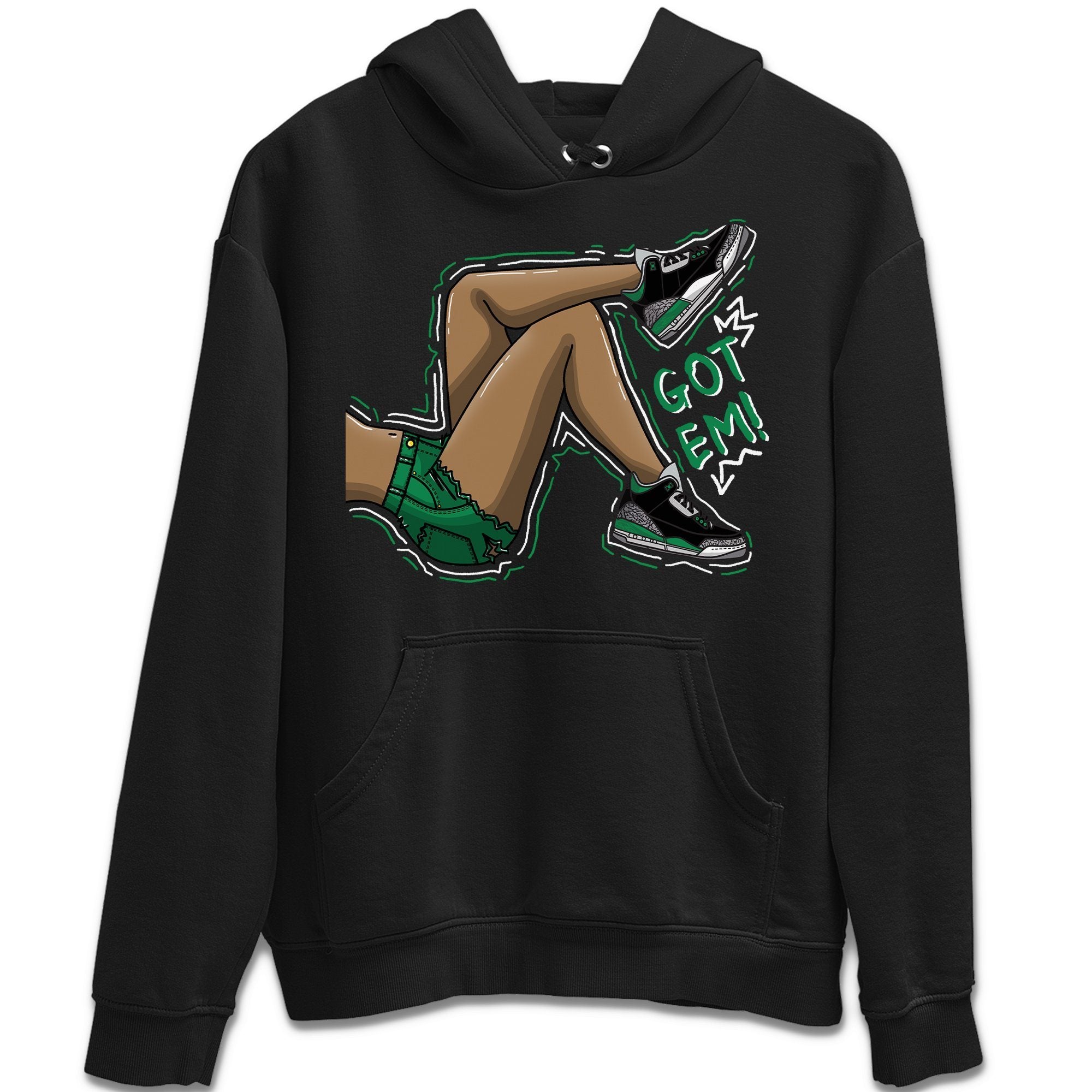 Got Em Legs Unisex Tops - Air Jordan 3 Pine Green