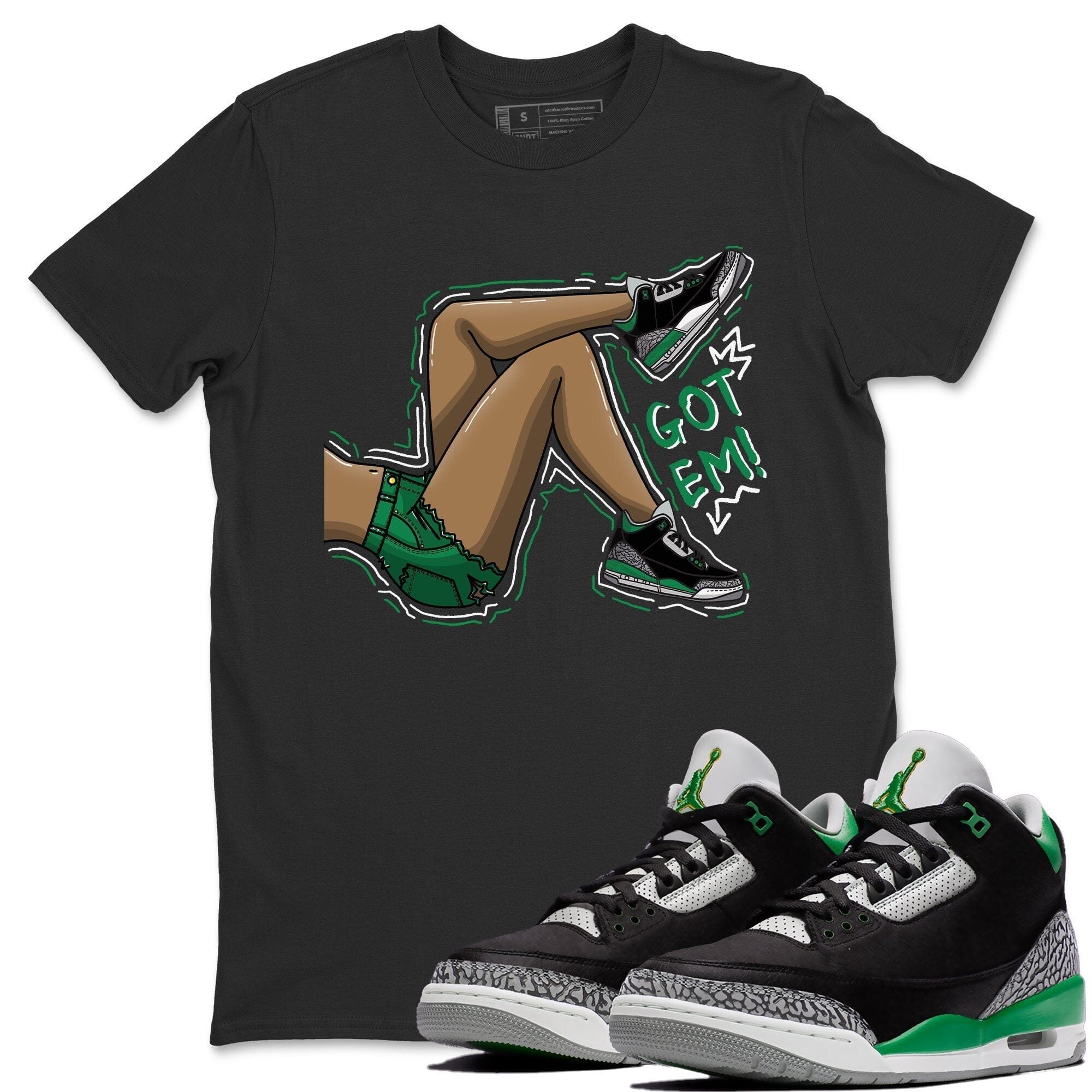 Got Em Legs Unisex Tops - Air Jordan 3 Pine Green
