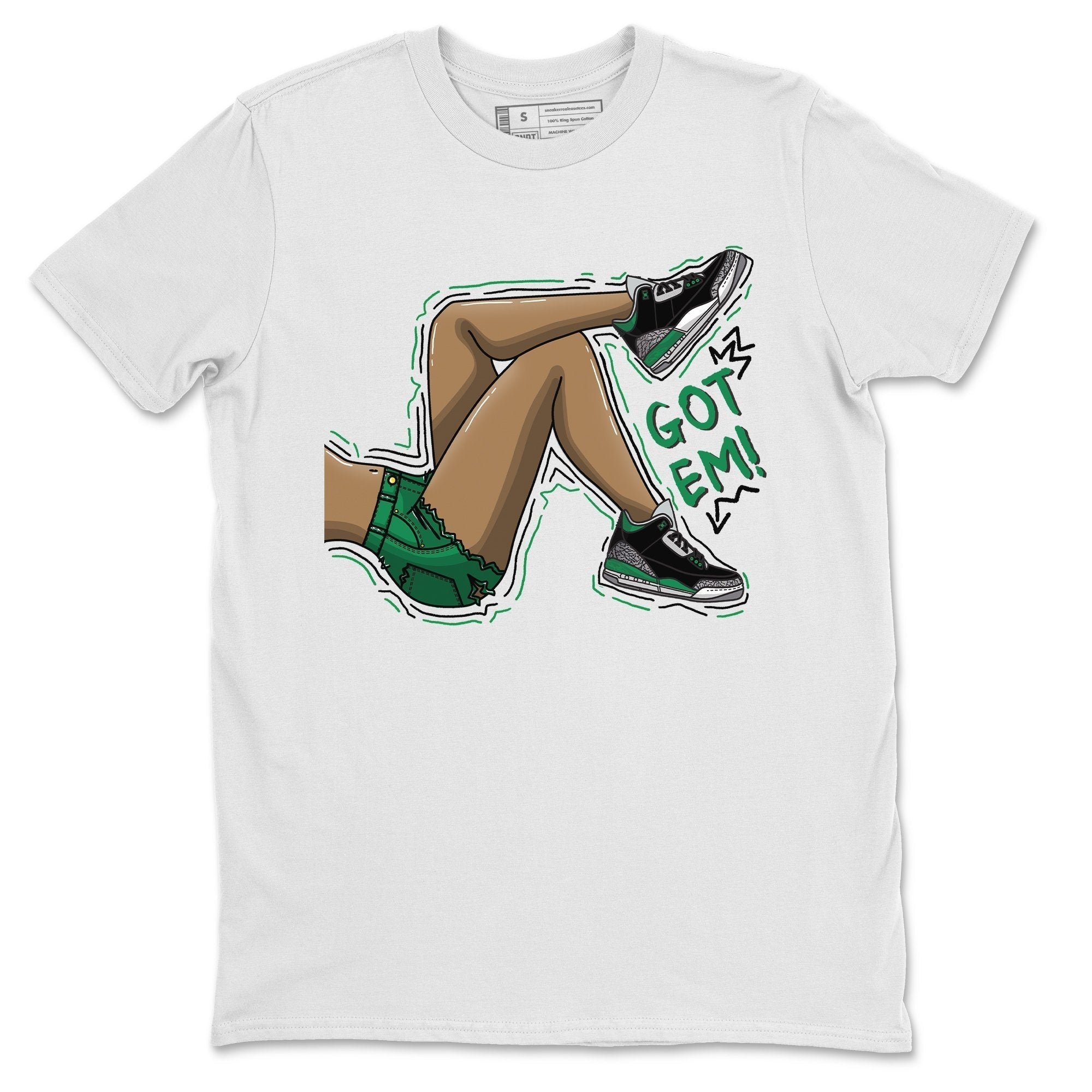 Got Em Legs Unisex Tops - Air Jordan 3 Pine Green