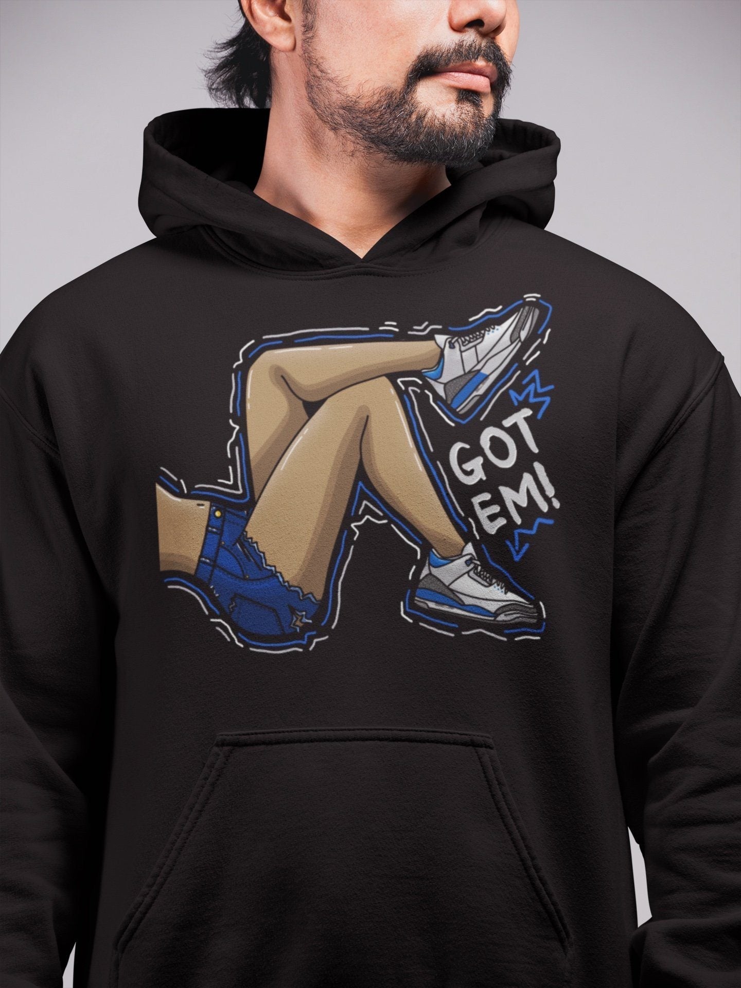 Got Em Legs Unisex Tops - Air Jordan 3 Racer Blue