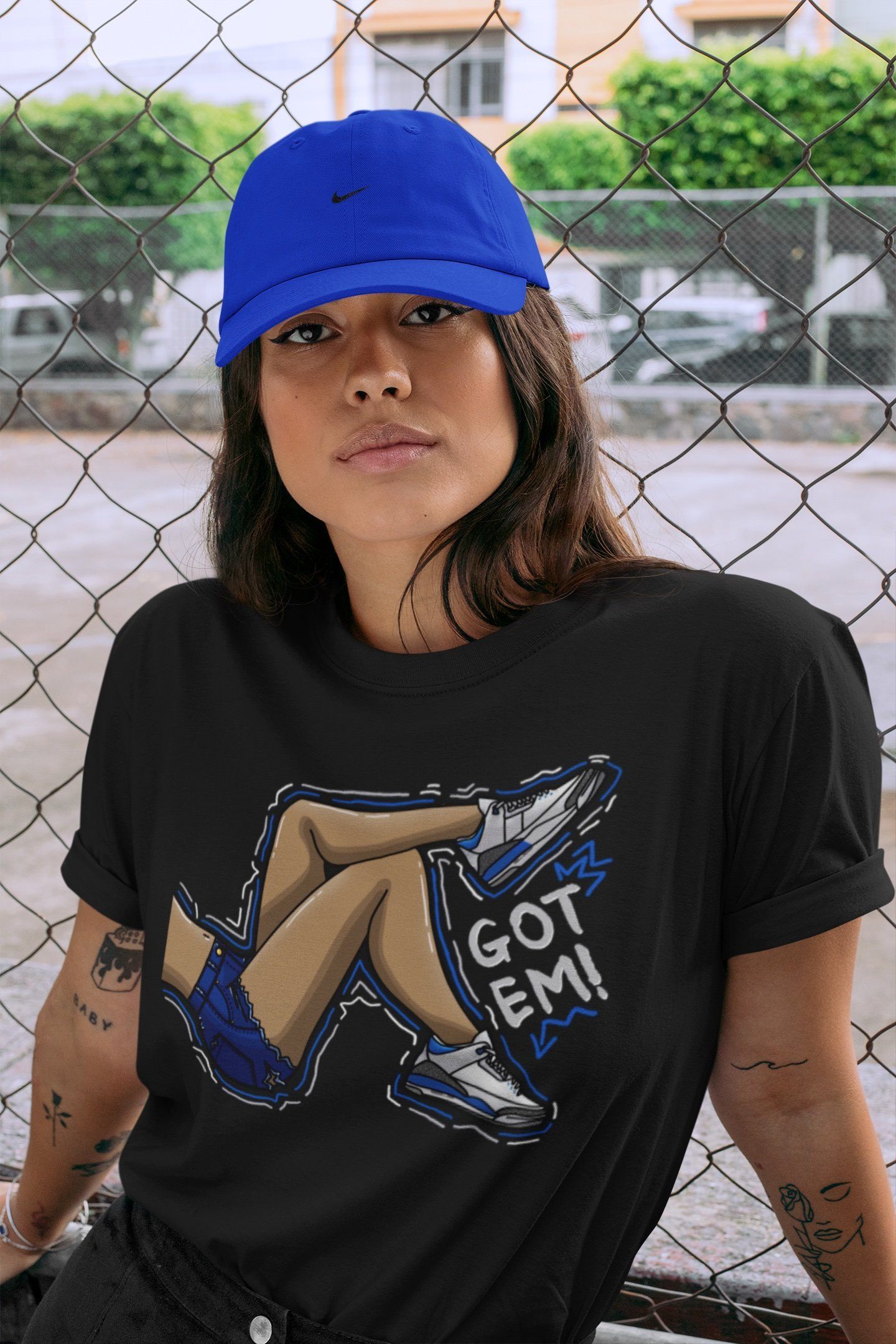 Got Em Legs Unisex Tops - Air Jordan 3 Racer Blue