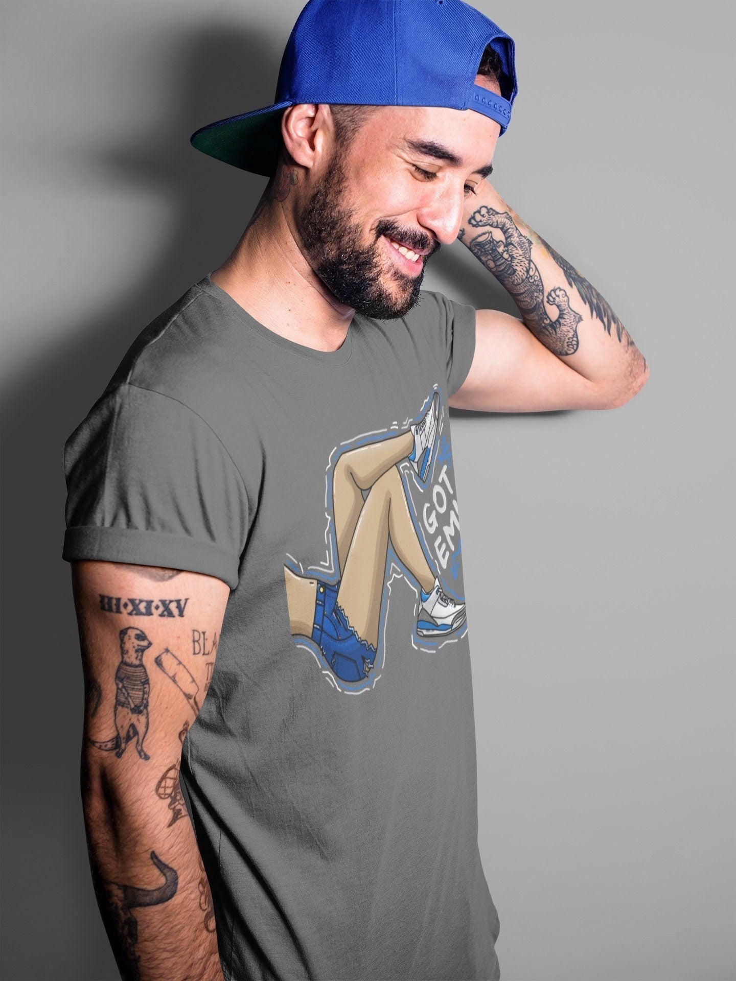Got Em Legs Unisex Tops - Air Jordan 3 Racer Blue