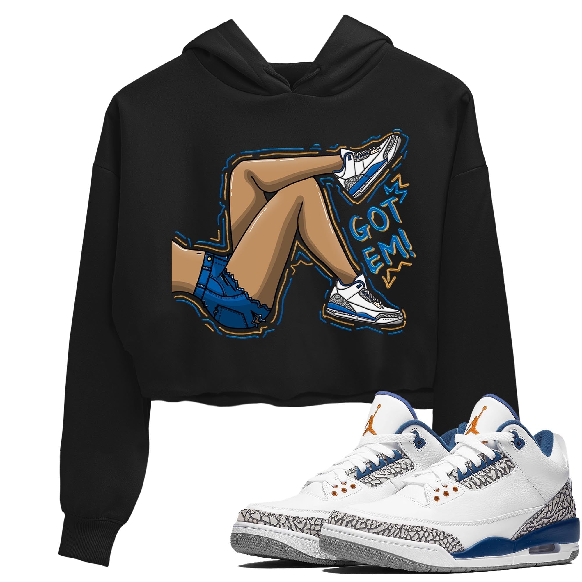 Got Em Legs Women's Tops - Air Jordan 3 Wizards