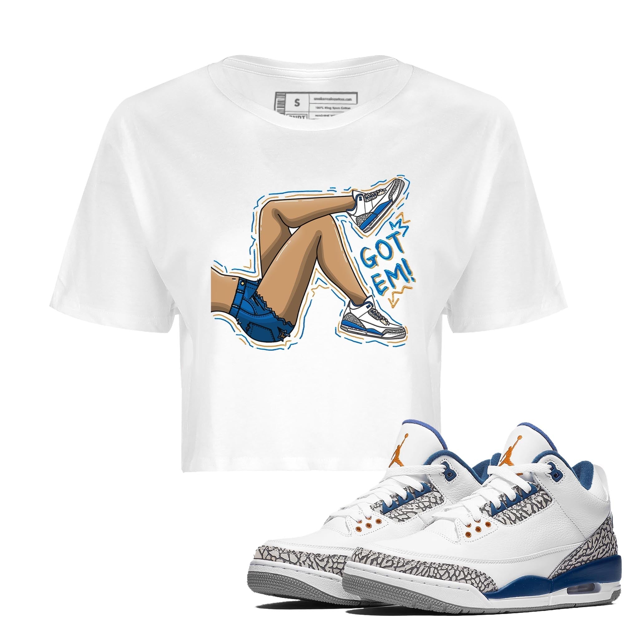 Got Em Legs Women's Tops - Air Jordan 3 Wizards