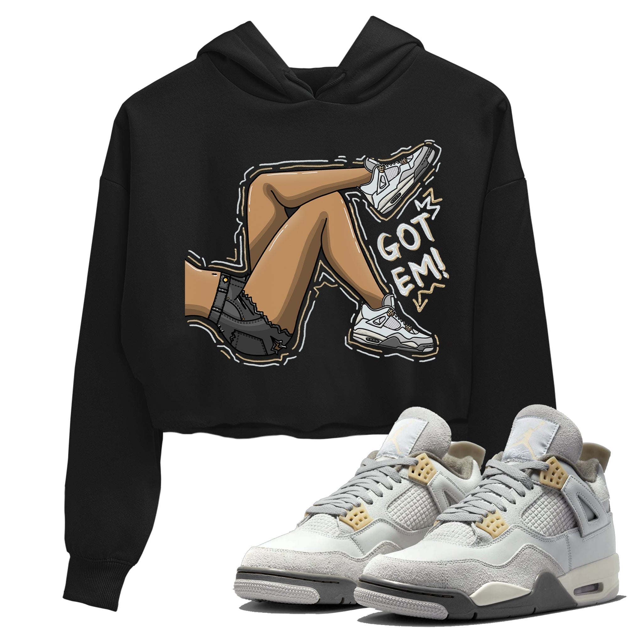 Got Em Legs Women's Tops - Air Jordan 4 Craft