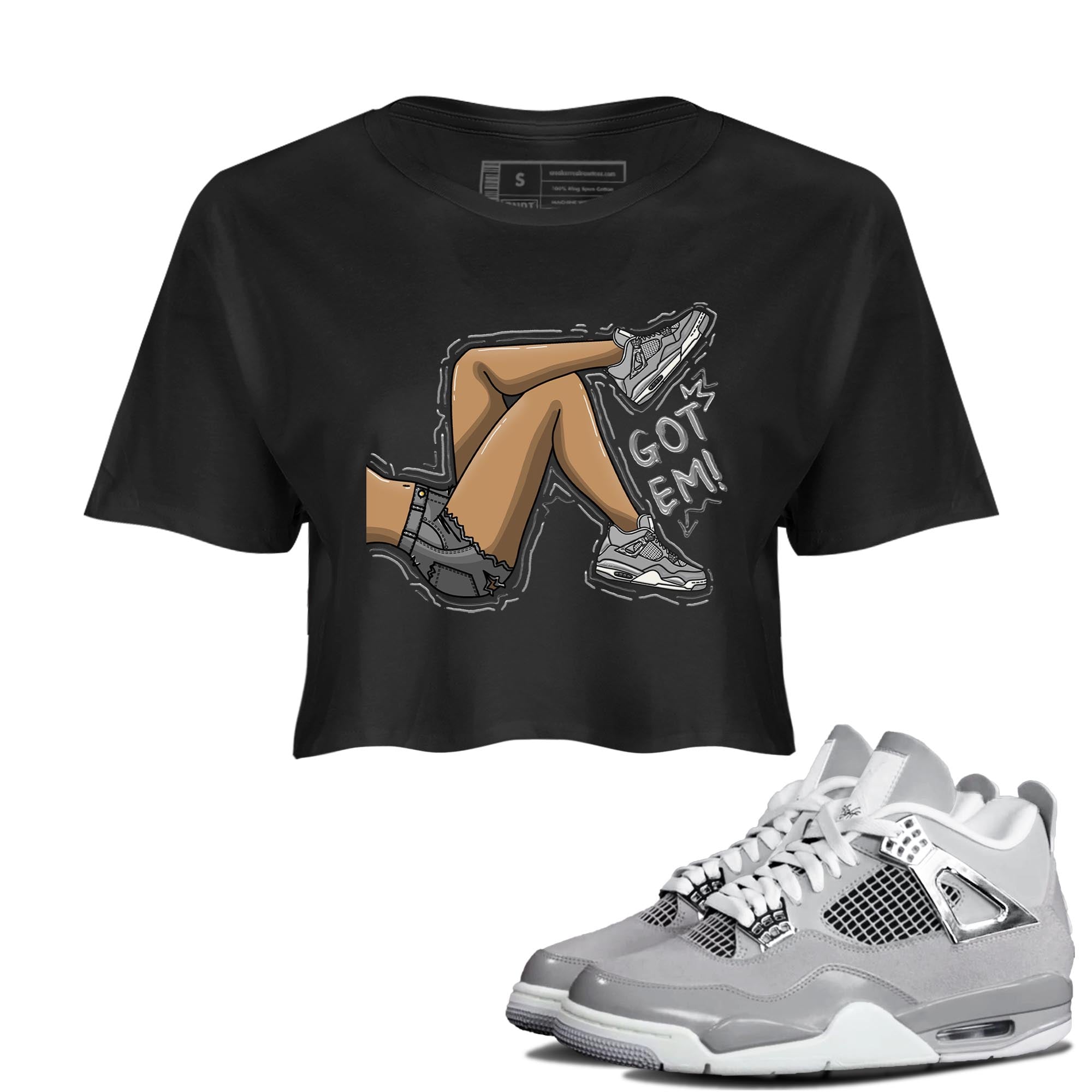 Got Em Legs snkmatch Women's Top - Air Jordan 4 Frozen Moments
