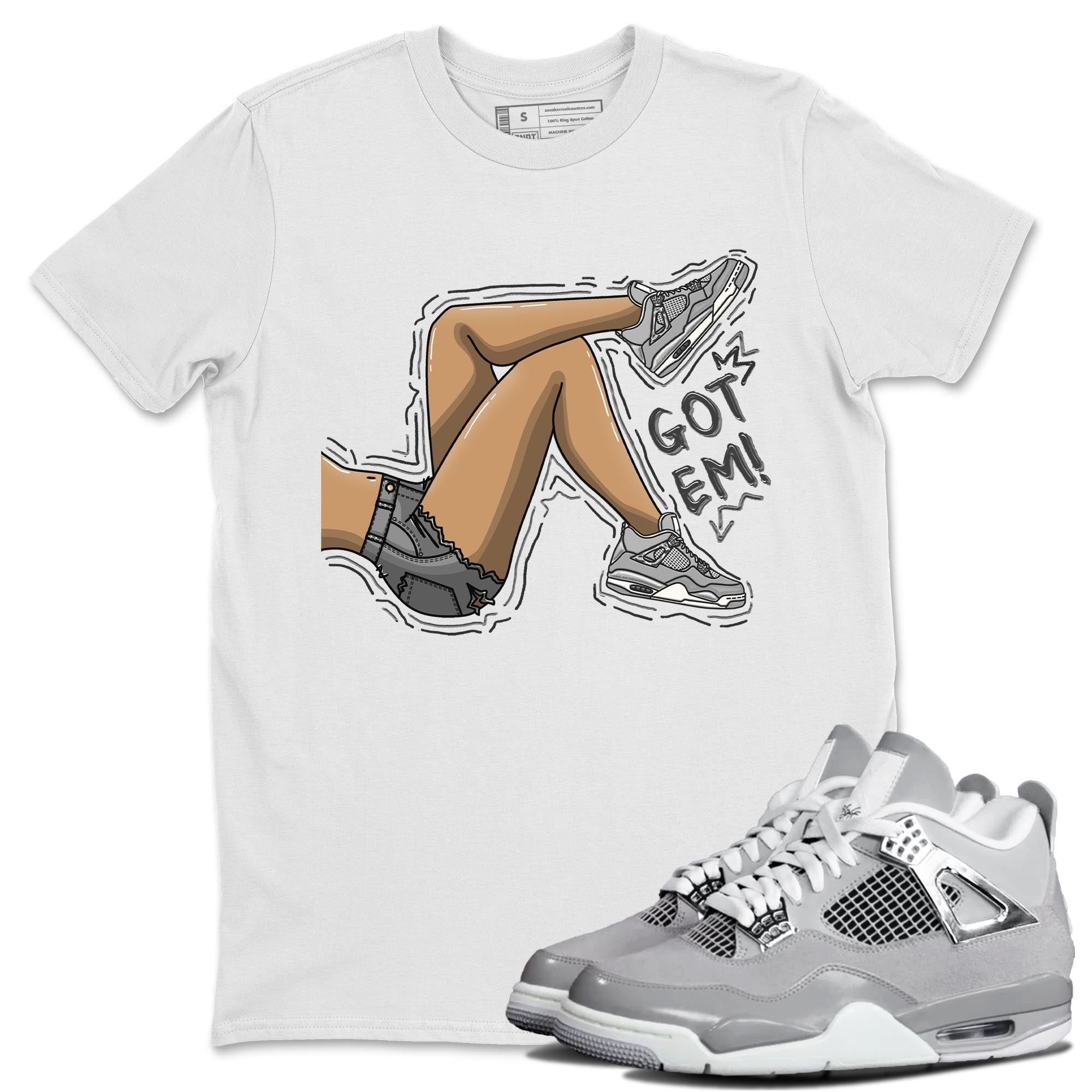 Got Em Legs snkmatch Tee - Air Jordan 4 Frozen Moments