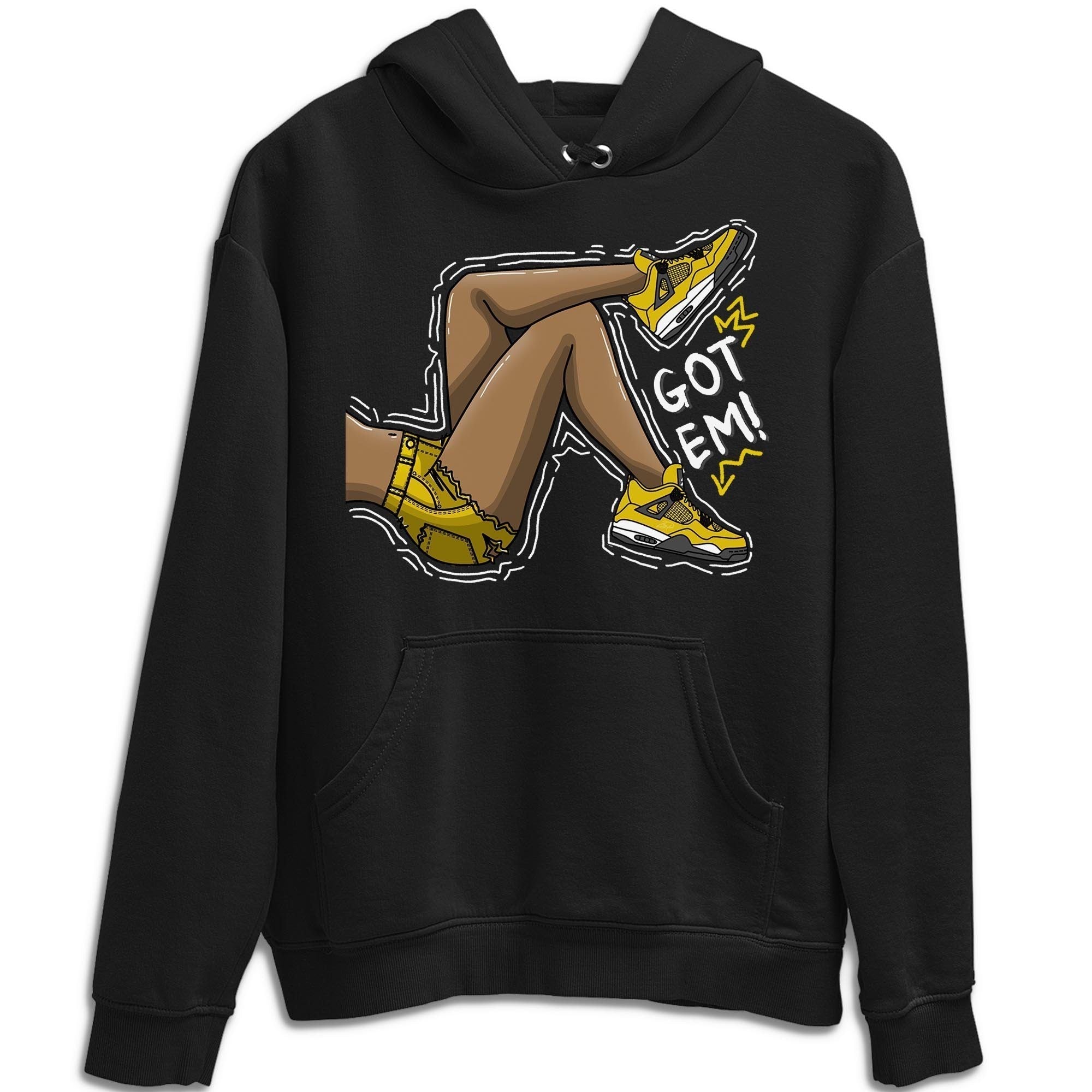 Got Em Legs Unisex Tops - Air Jordan 4 Lightning