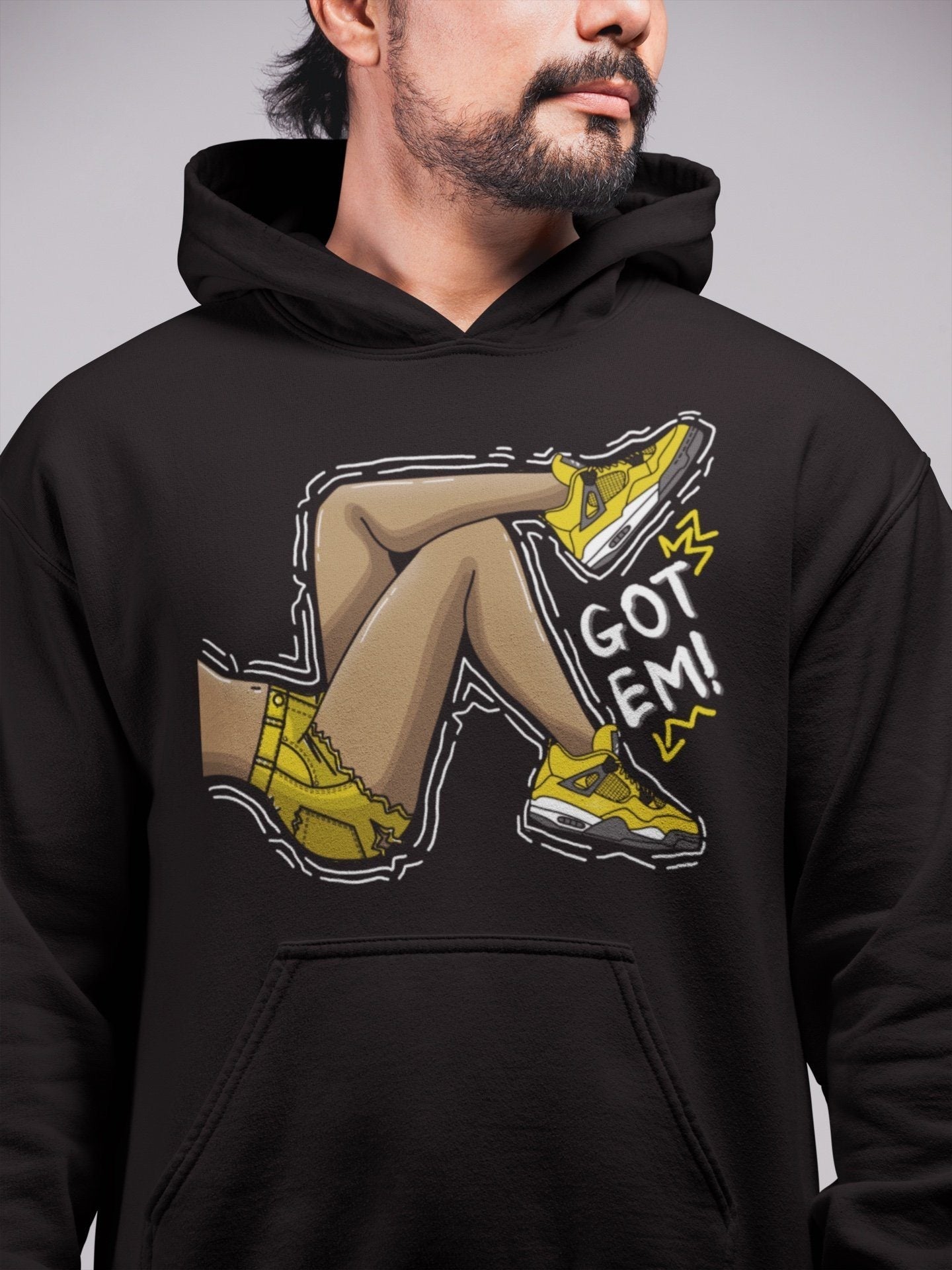 Got Em Legs Unisex Tops - Air Jordan 4 Lightning