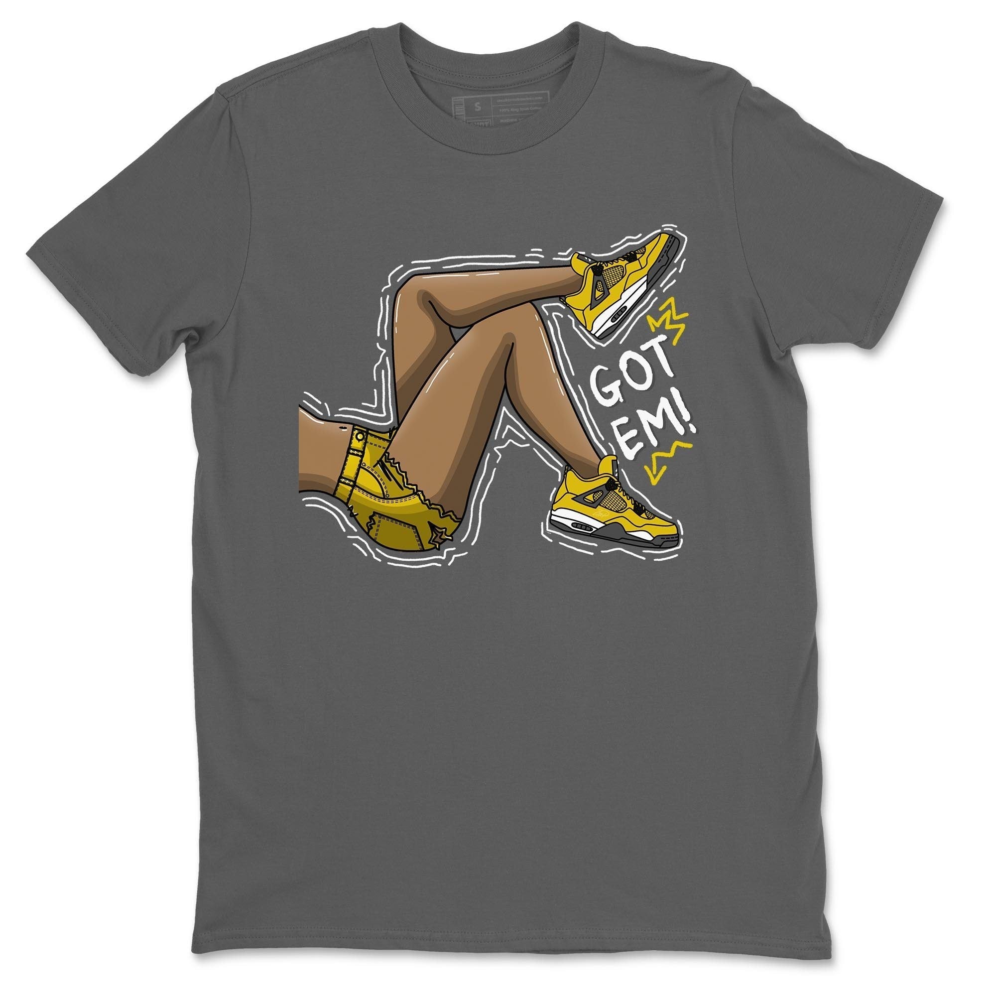 Got Em Legs Unisex Tops - Air Jordan 4 Lightning