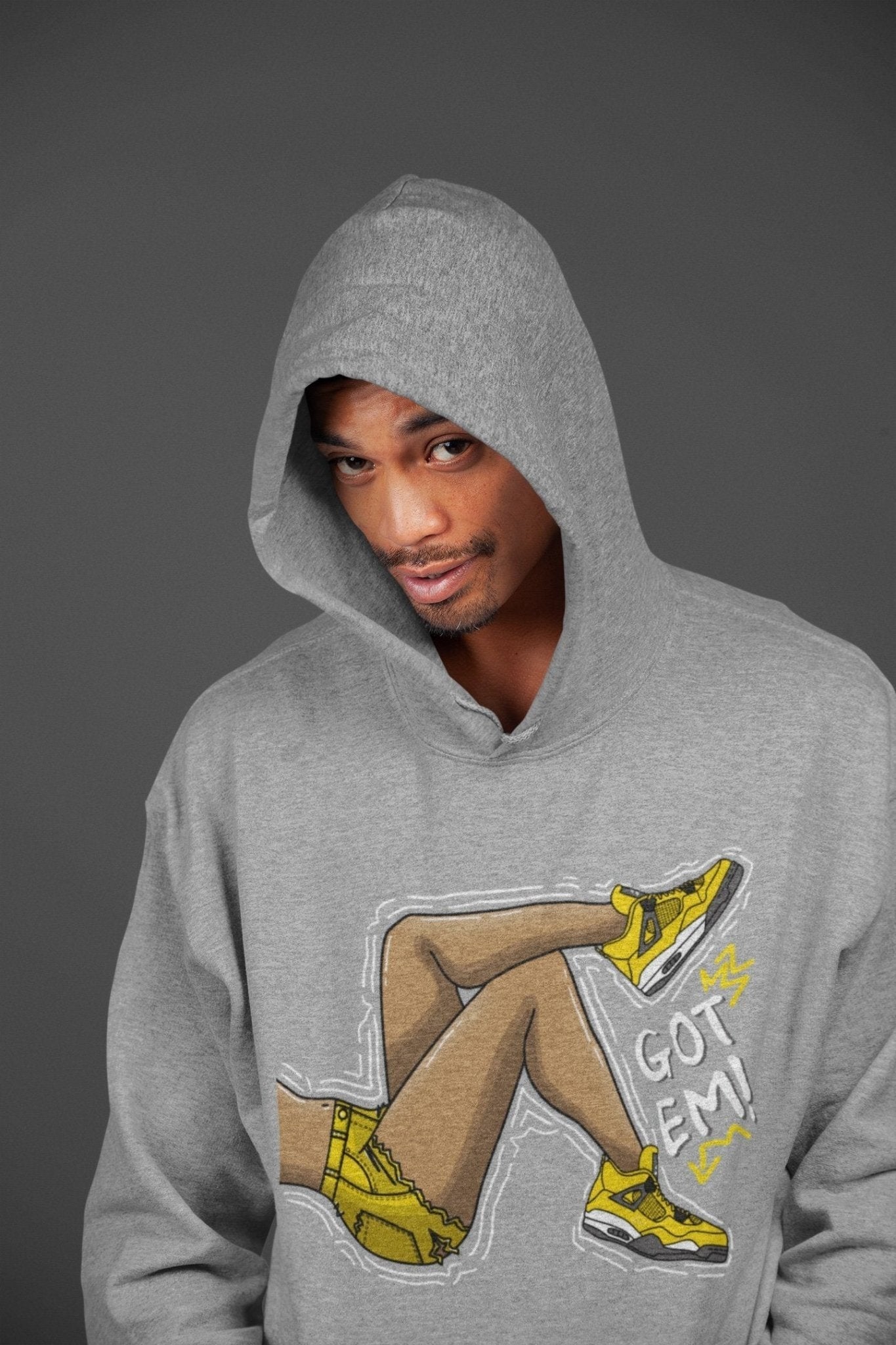 Got Em Legs Unisex Tops - Air Jordan 4 Lightning
