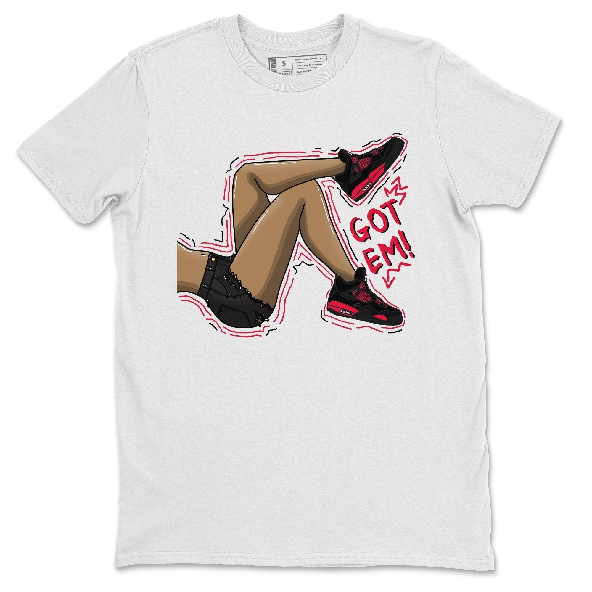 Got Em Legs Unisex Tops - Air Jordan 4 Red Thunder