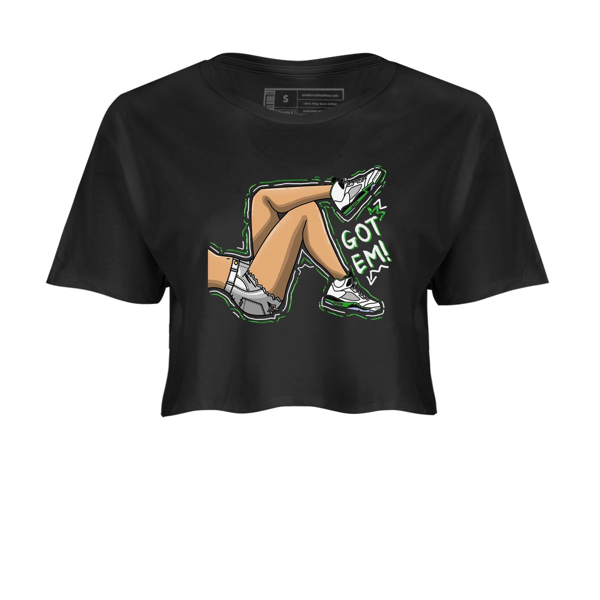 Got Em Legs snkmatch Women's Top - Air Jordan 5 Lucky Green