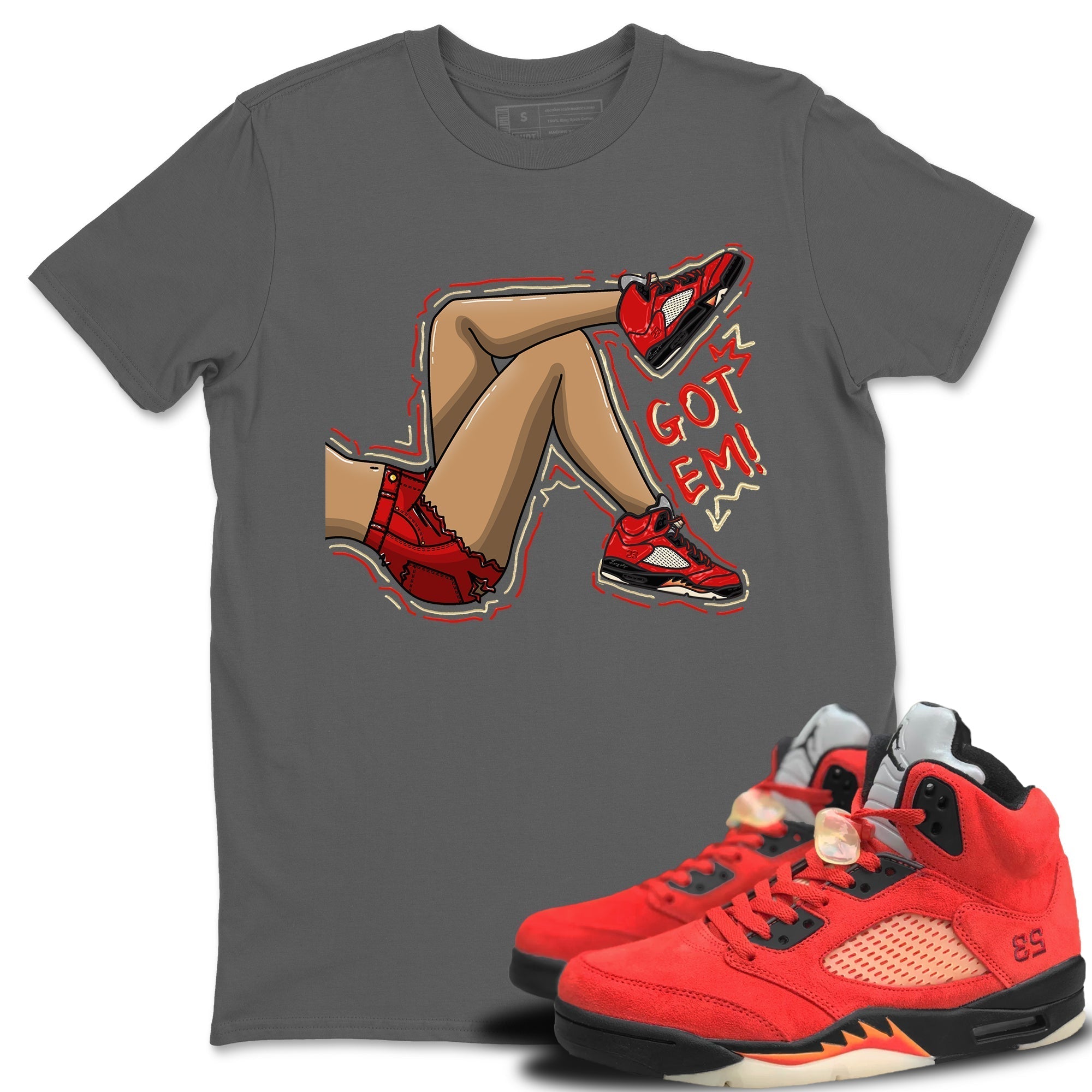 Got Em Legs Unisex Tops - Air Jordan 5 Mars For Her
