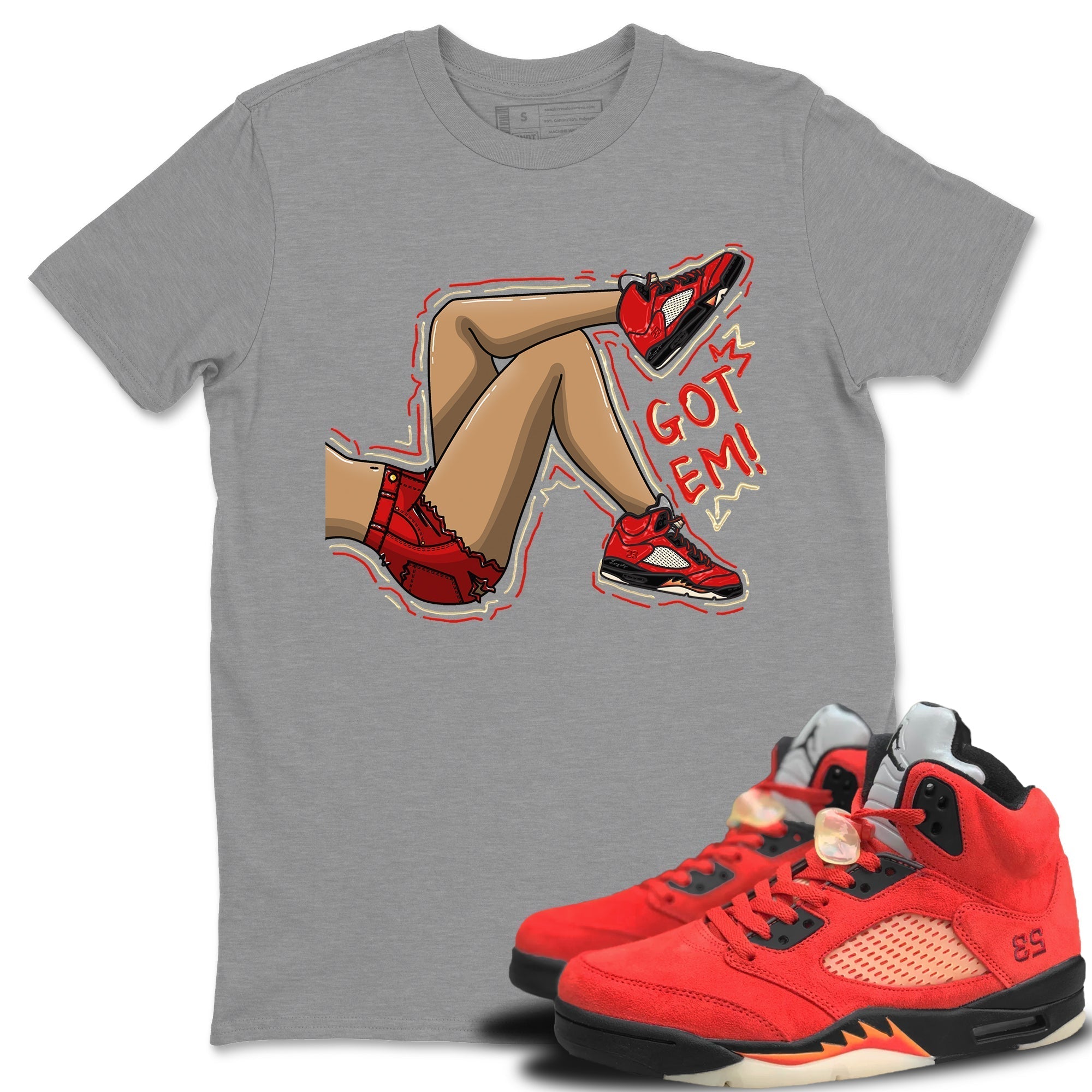 Got Em Legs Unisex Tops - Air Jordan 5 Mars For Her