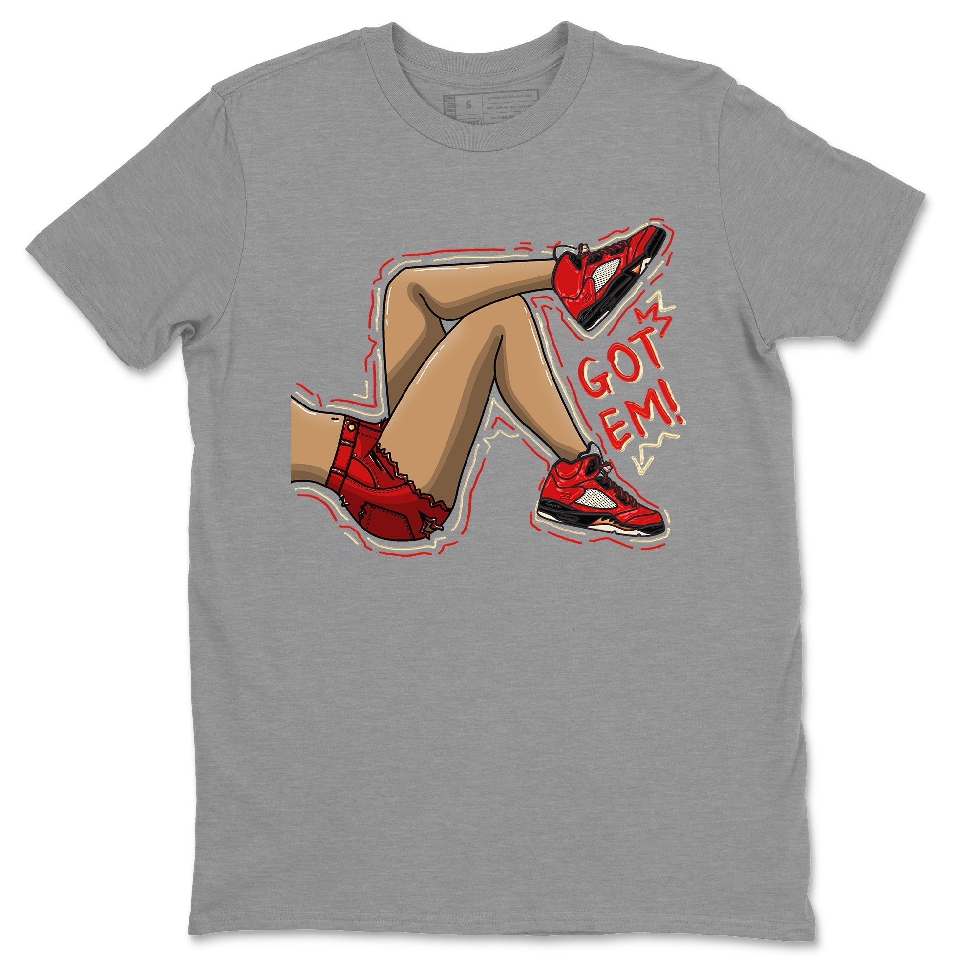 Got Em Legs Unisex Tops - Air Jordan 5 Mars For Her