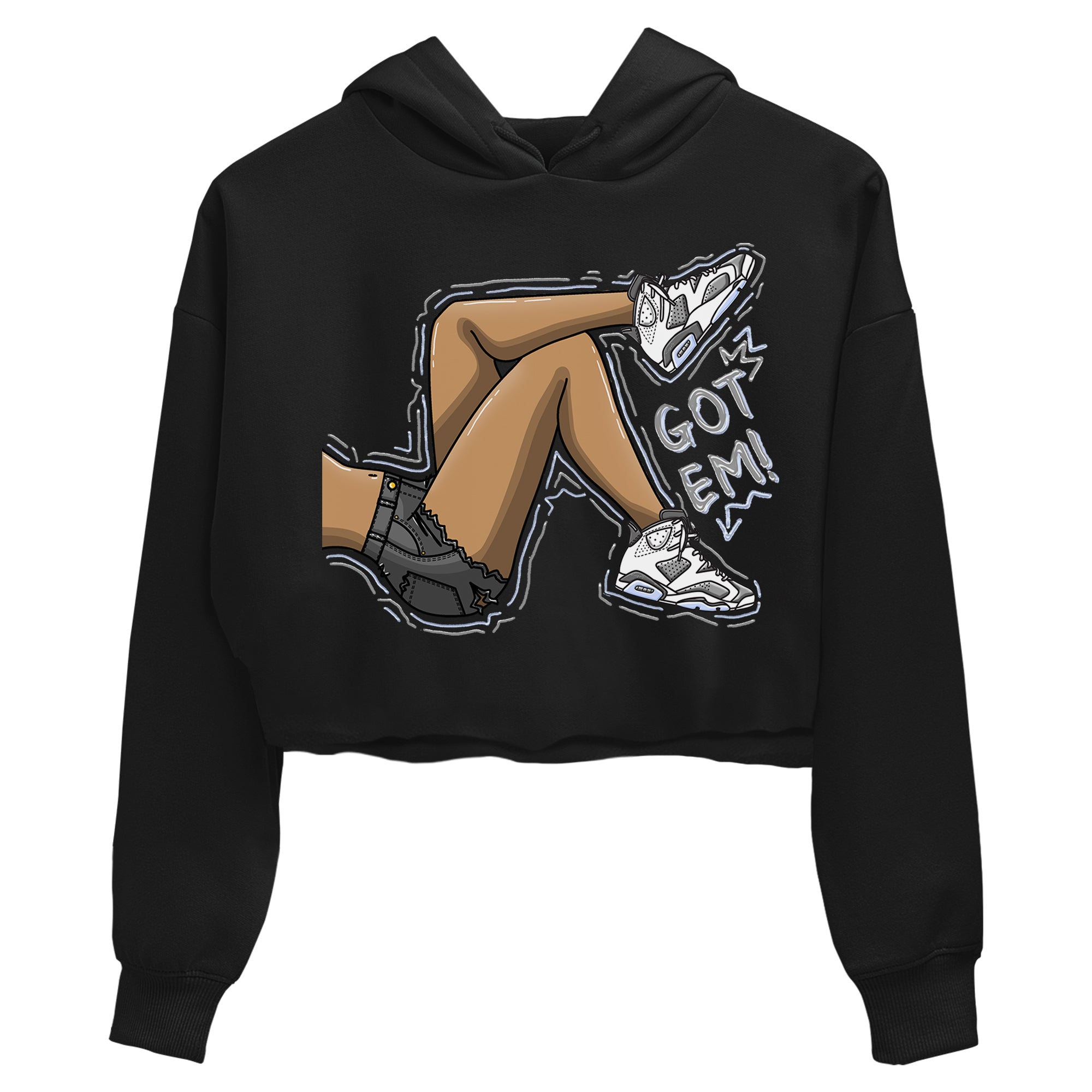 Got Em Legs Women's Tops - Air Jordan 6 Cool Grey