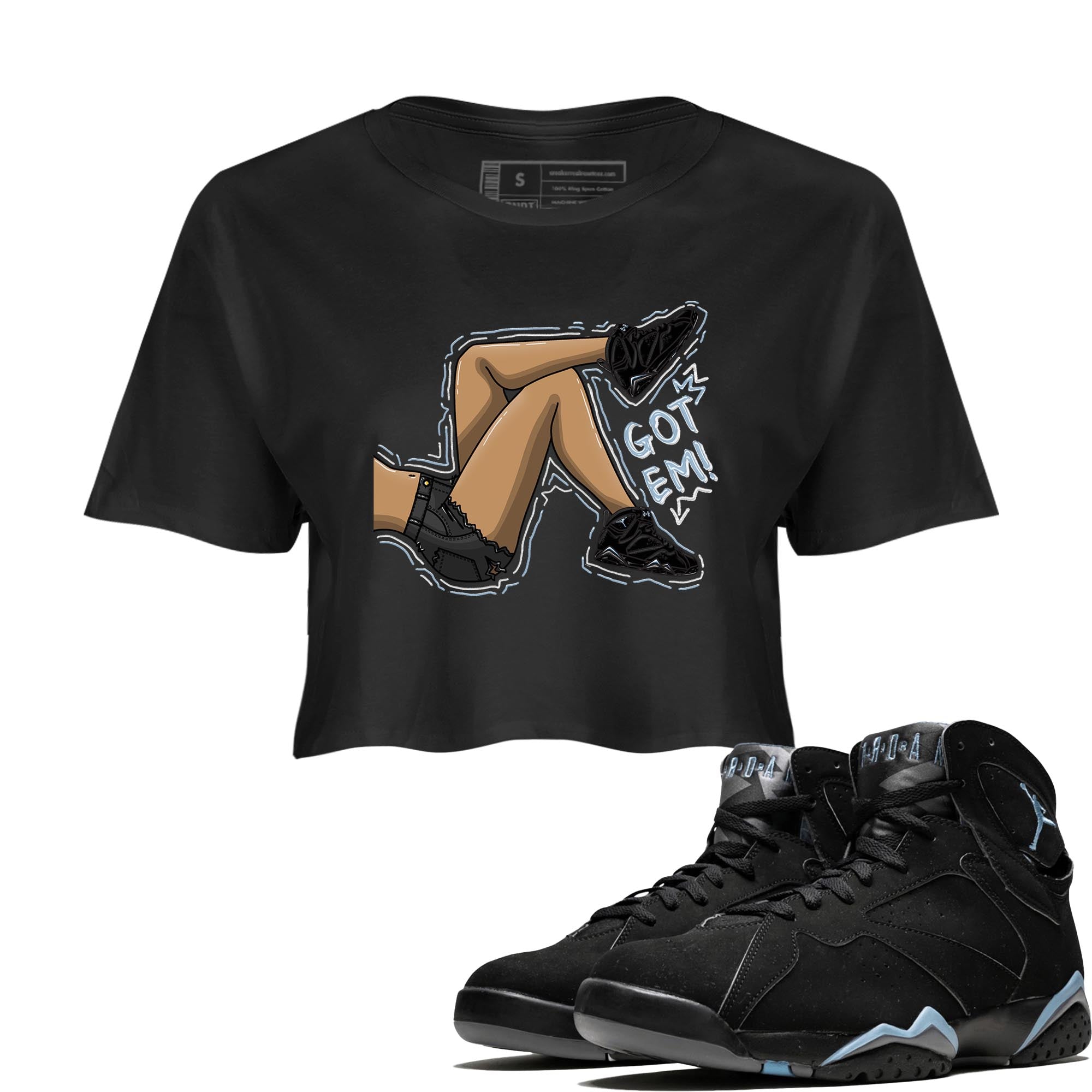 Got Em Legs snkmatch Women's Top - Air Jordan 7 Chambray