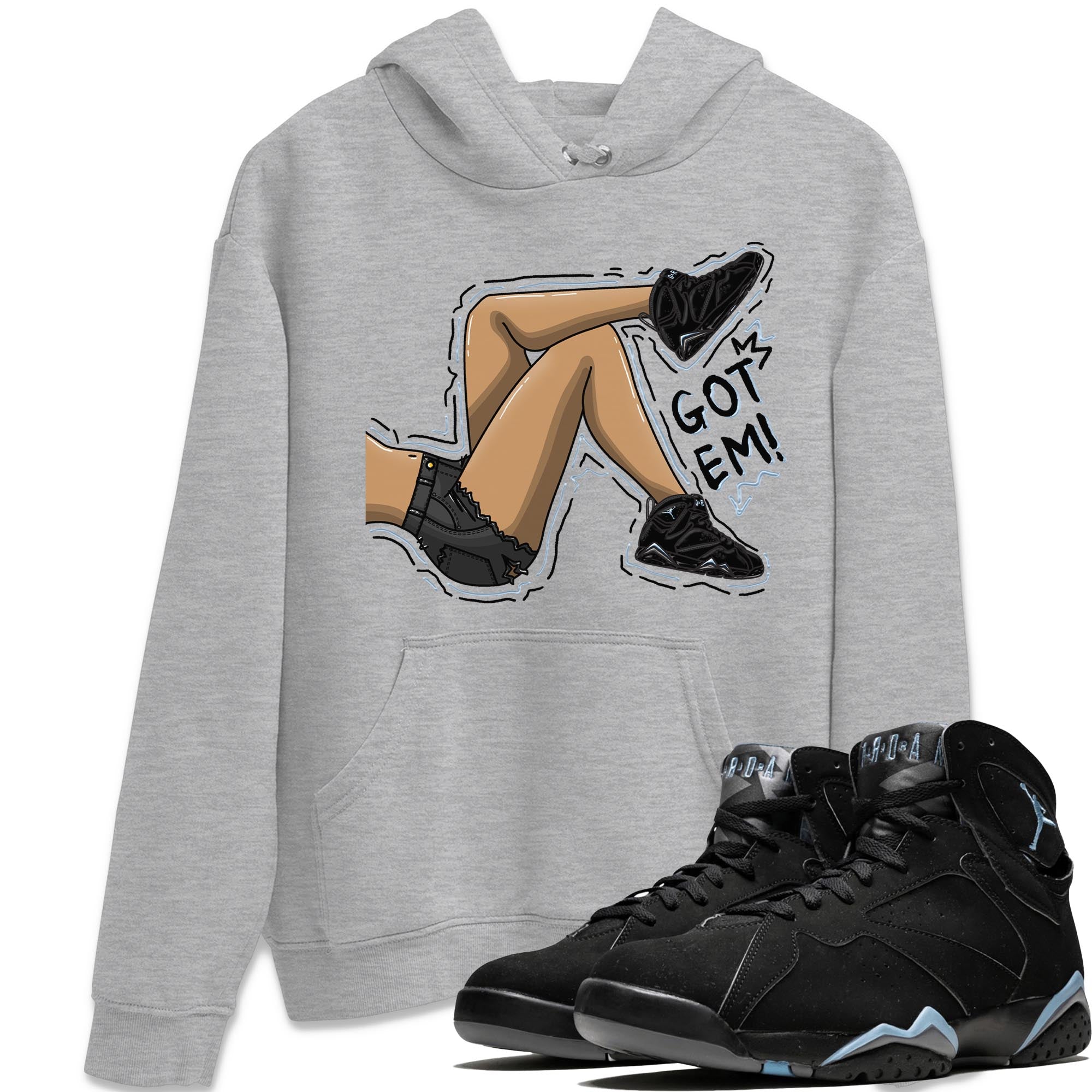 Got Em Legs snkmatch Tee - Air Jordan 7 Chambray
