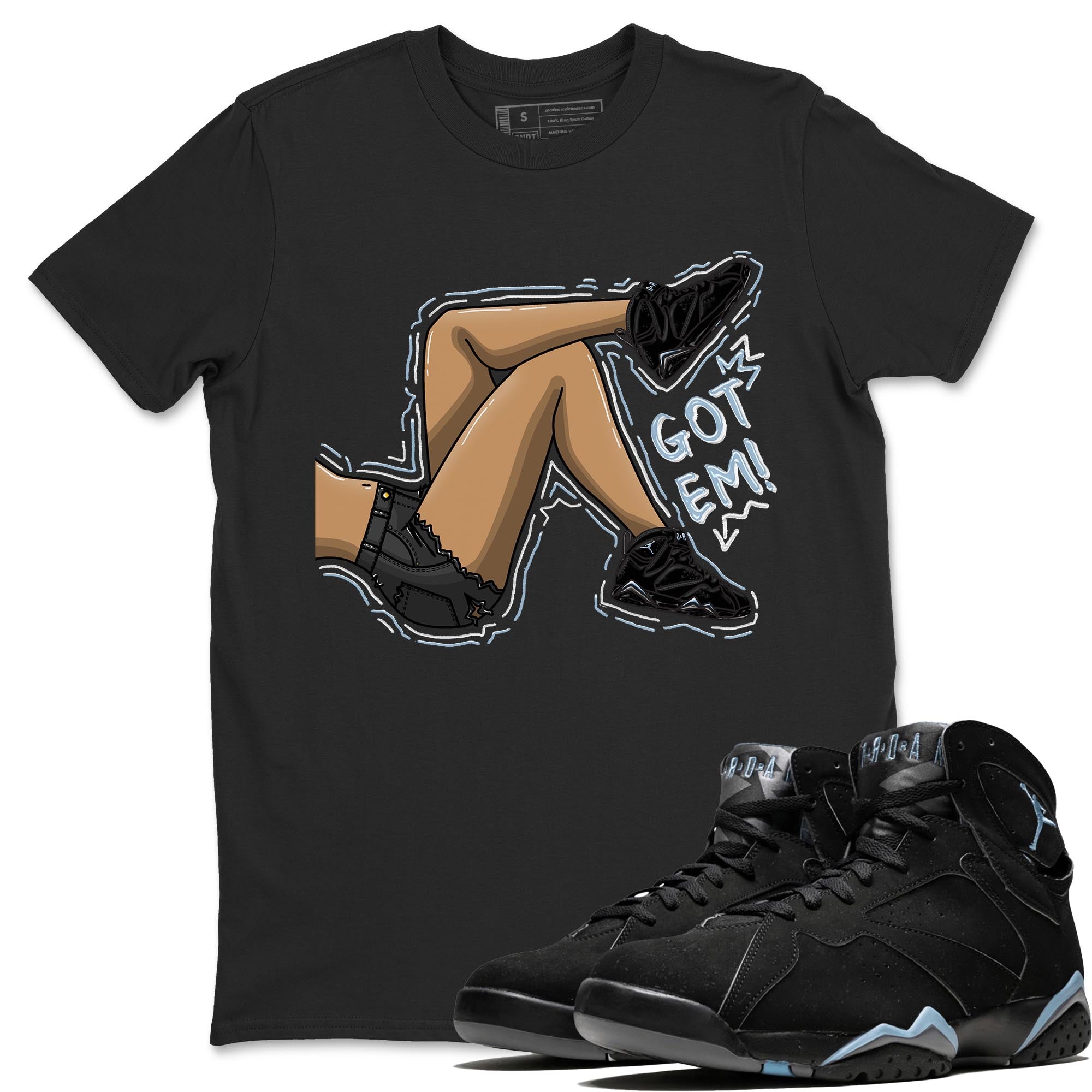 Got Em Legs snkmatch Tee - Air Jordan 7 Chambray