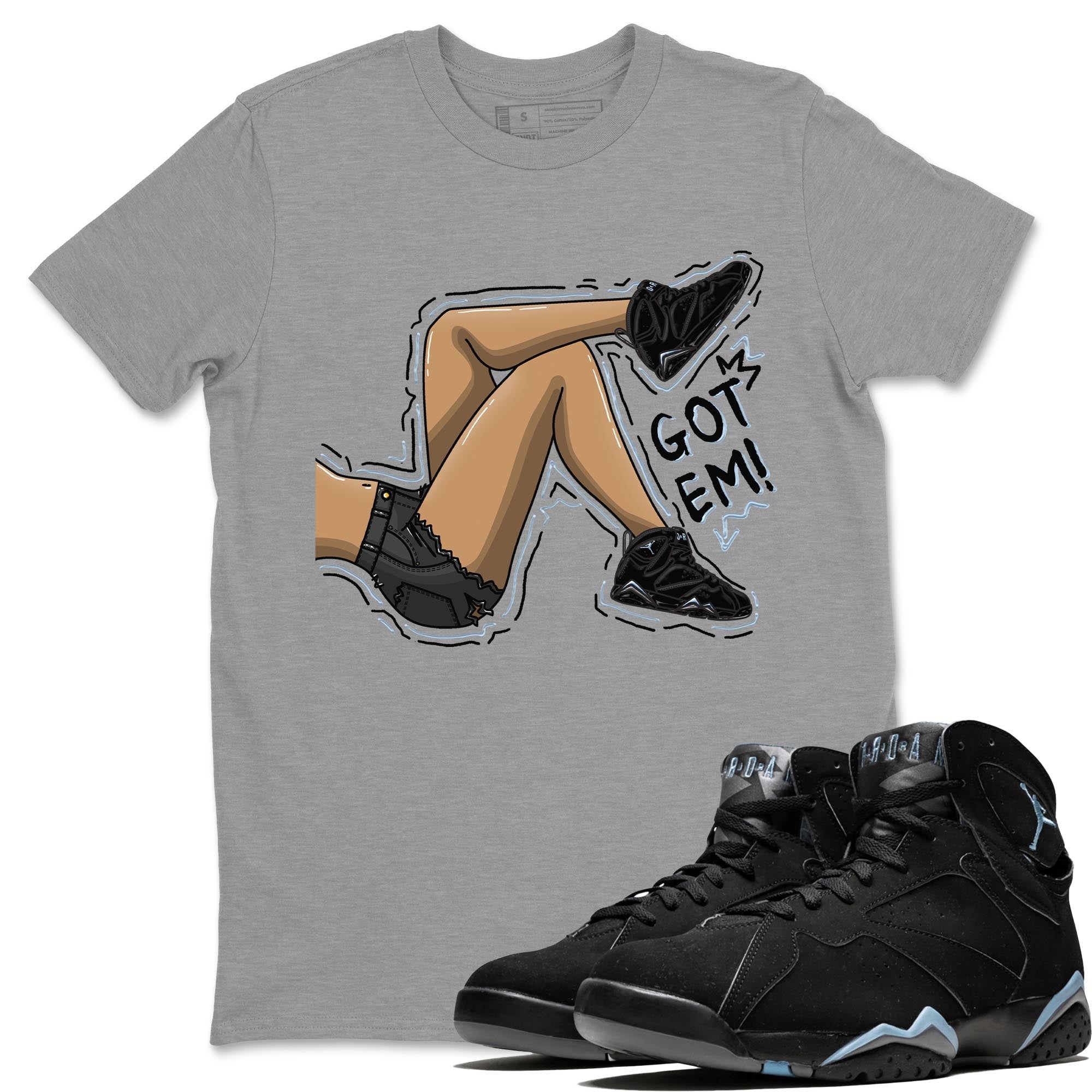 Got Em Legs snkmatch Tee - Air Jordan 7 Chambray