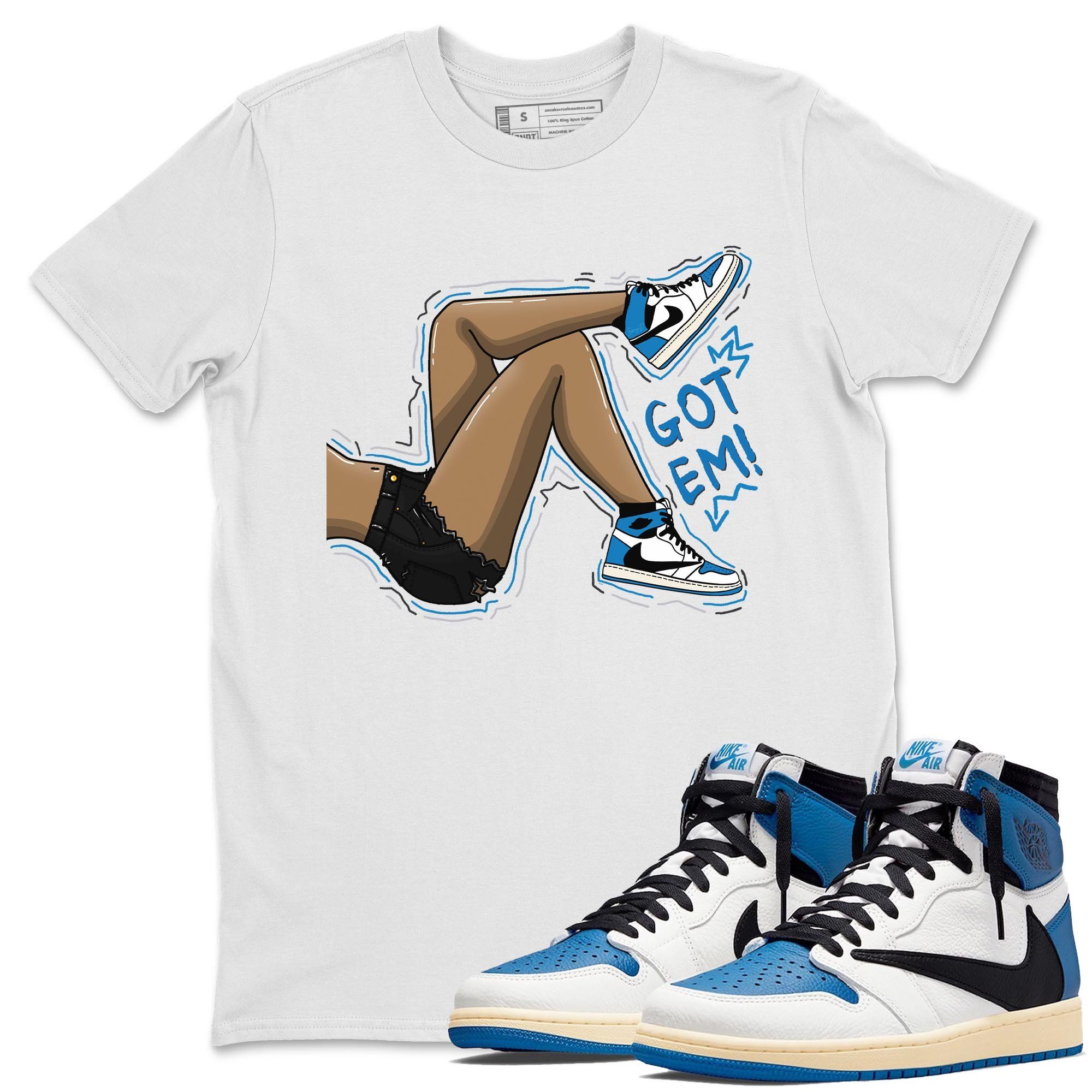 Got Em Legs Unisex Tops - Air Jordan 1 Travis Scott Fragment