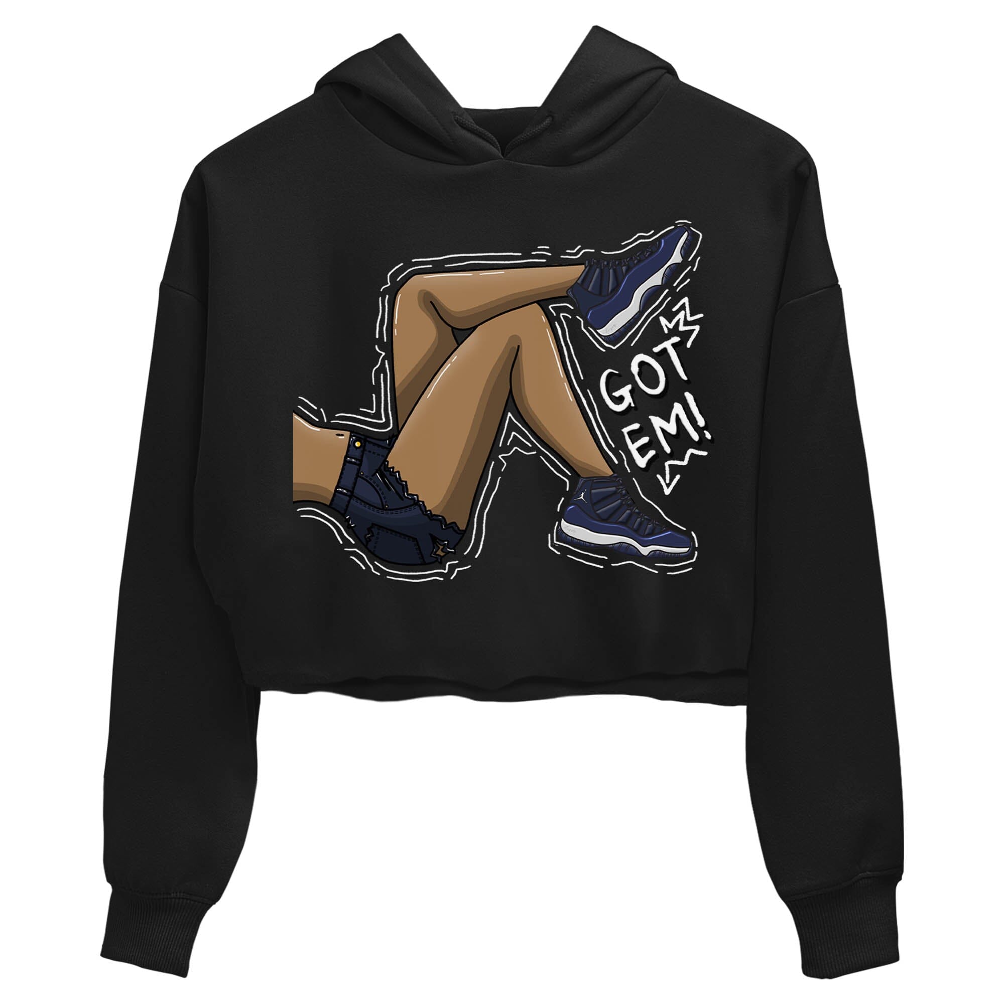 Got Em Legs Women's Tops - Air Jordan 11 Midnight Navy