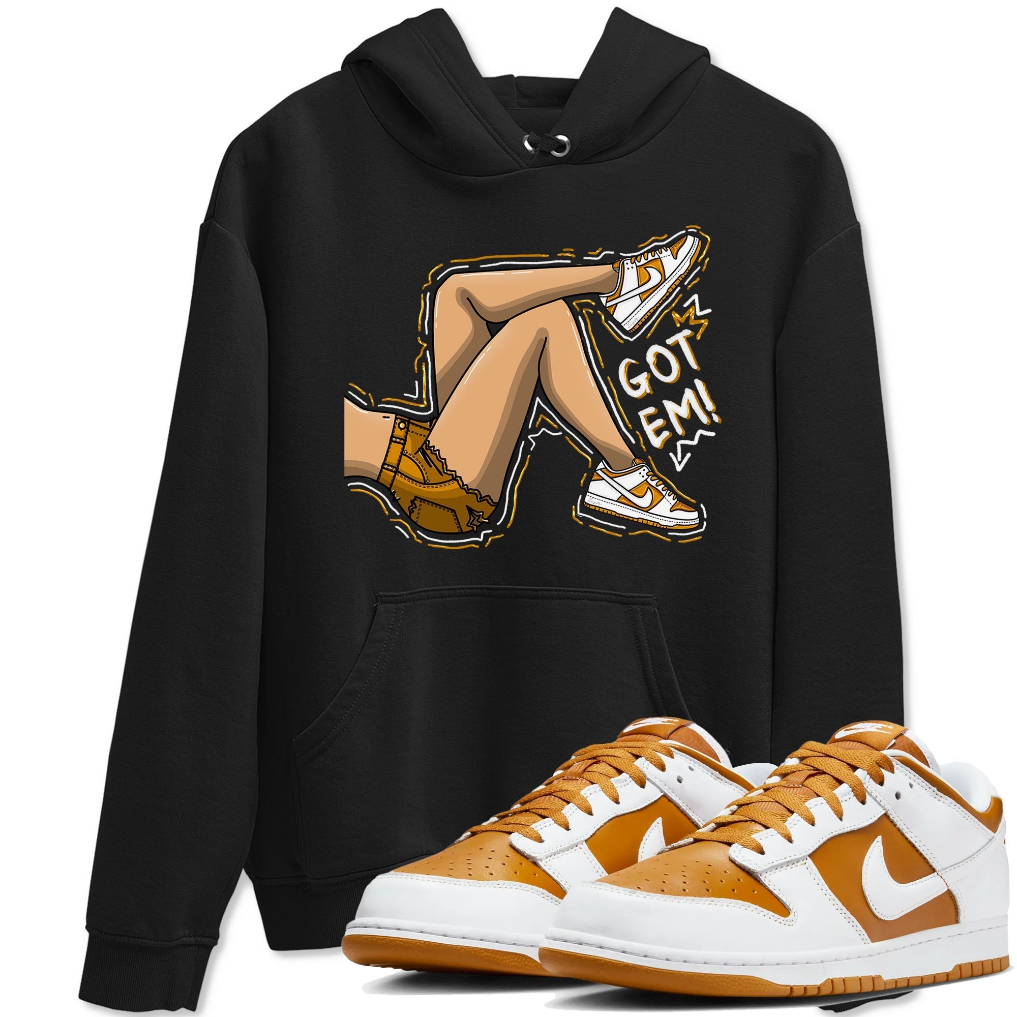 Got Em Legs snkmatch Tees - Dunk Dark Curry