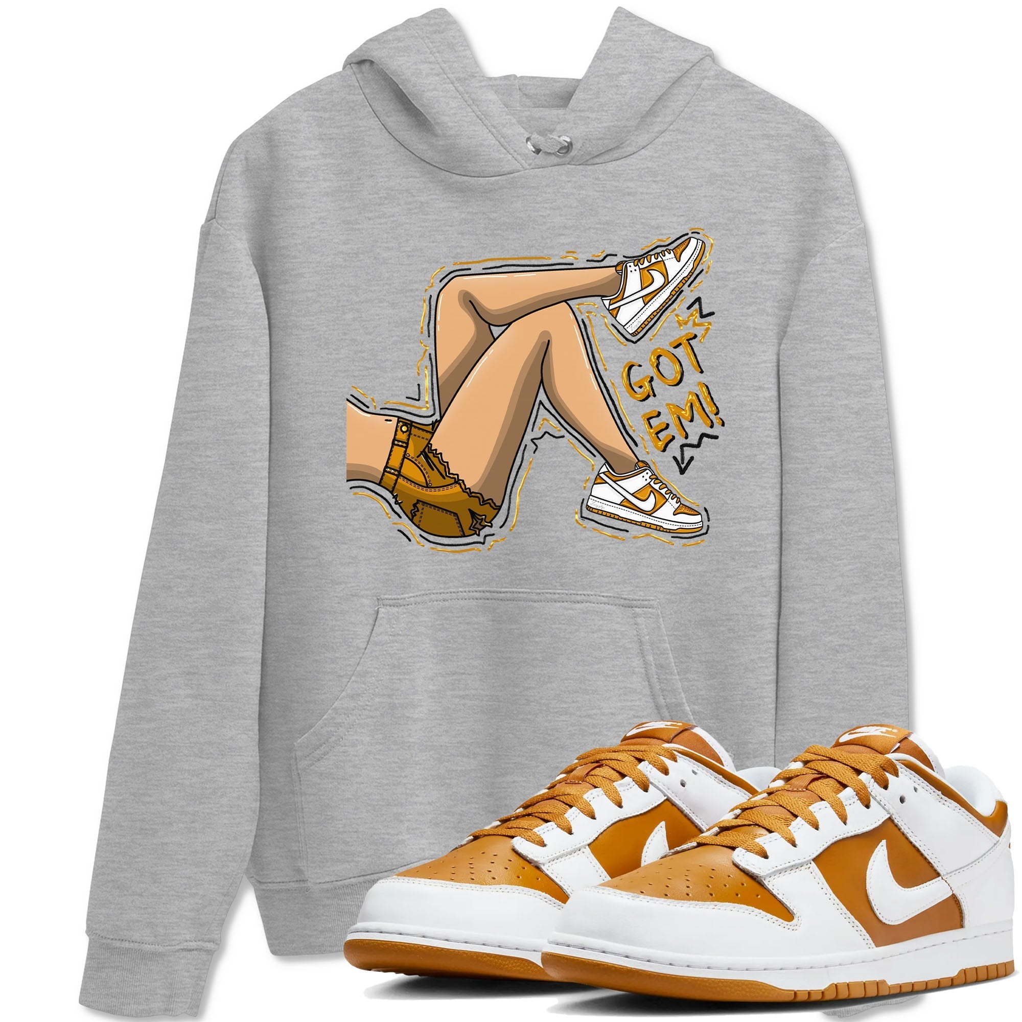 Got Em Legs snkmatch Tees - Dunk Dark Curry