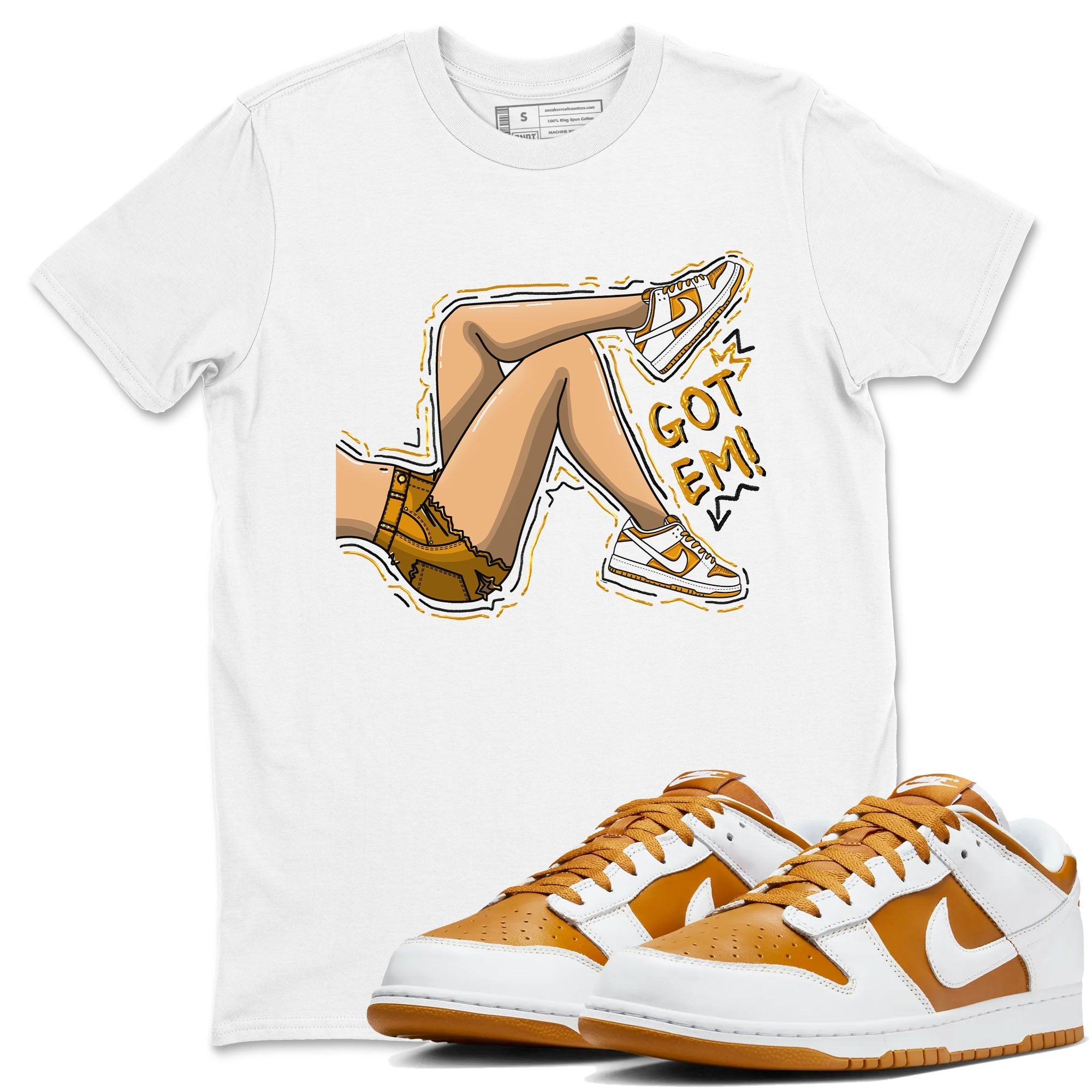Got Em Legs snkmatch Tees - Dunk Dark Curry