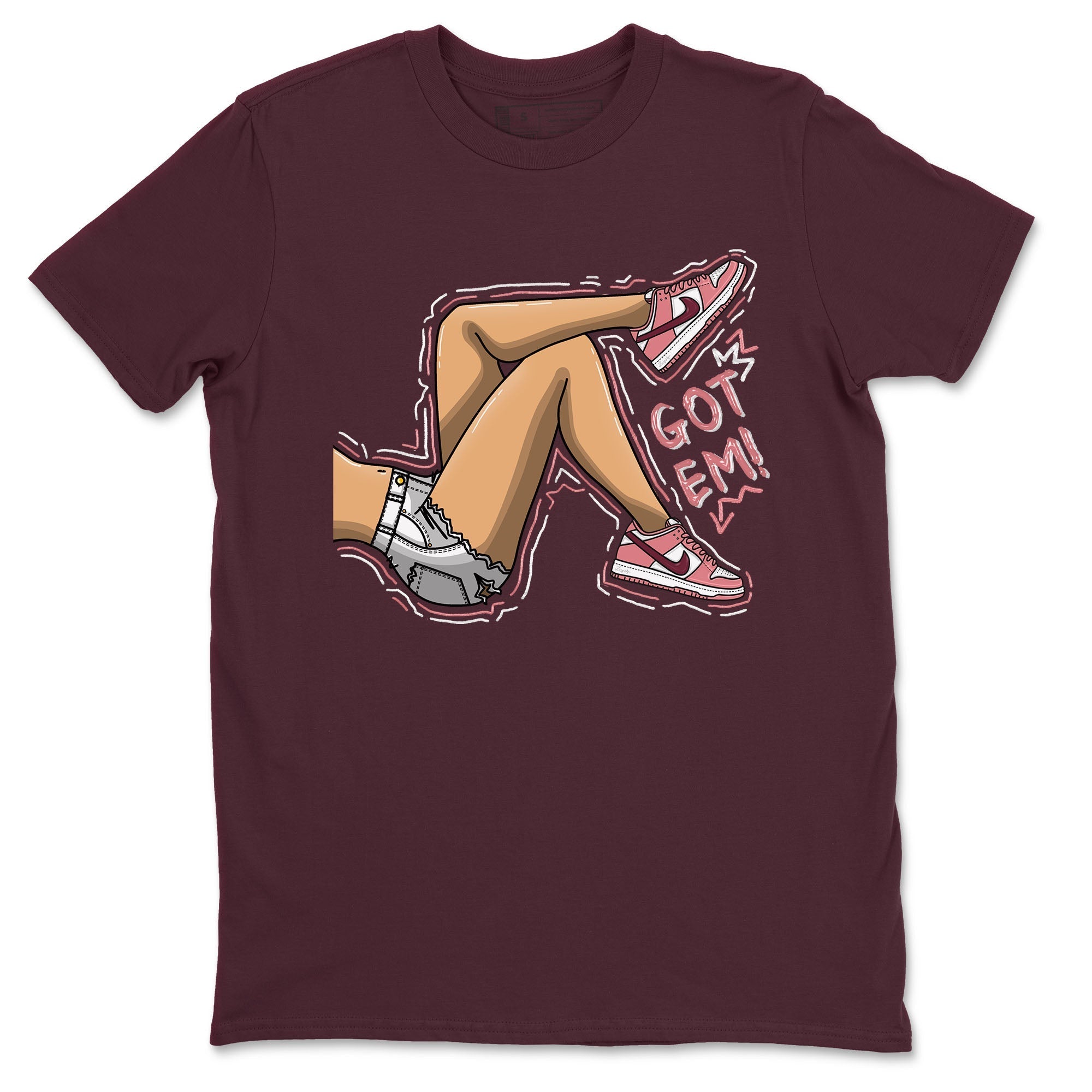 Got Em Legs snkmatch Tees - Dunk Valentines Day 2024