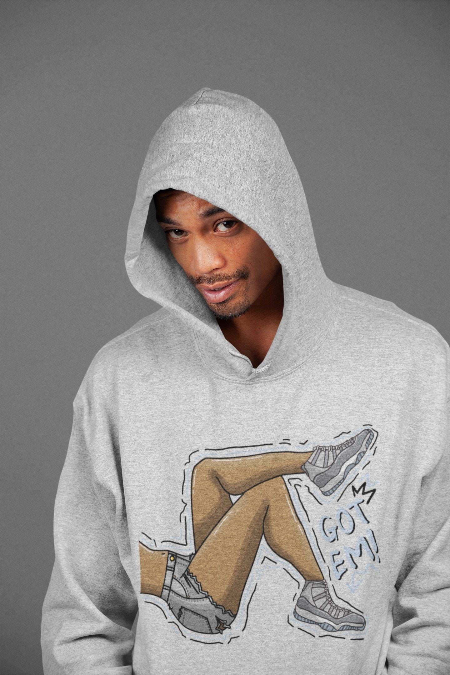 Got Em Legs Unisex Tops - Air Jordan 11 Cool Grey