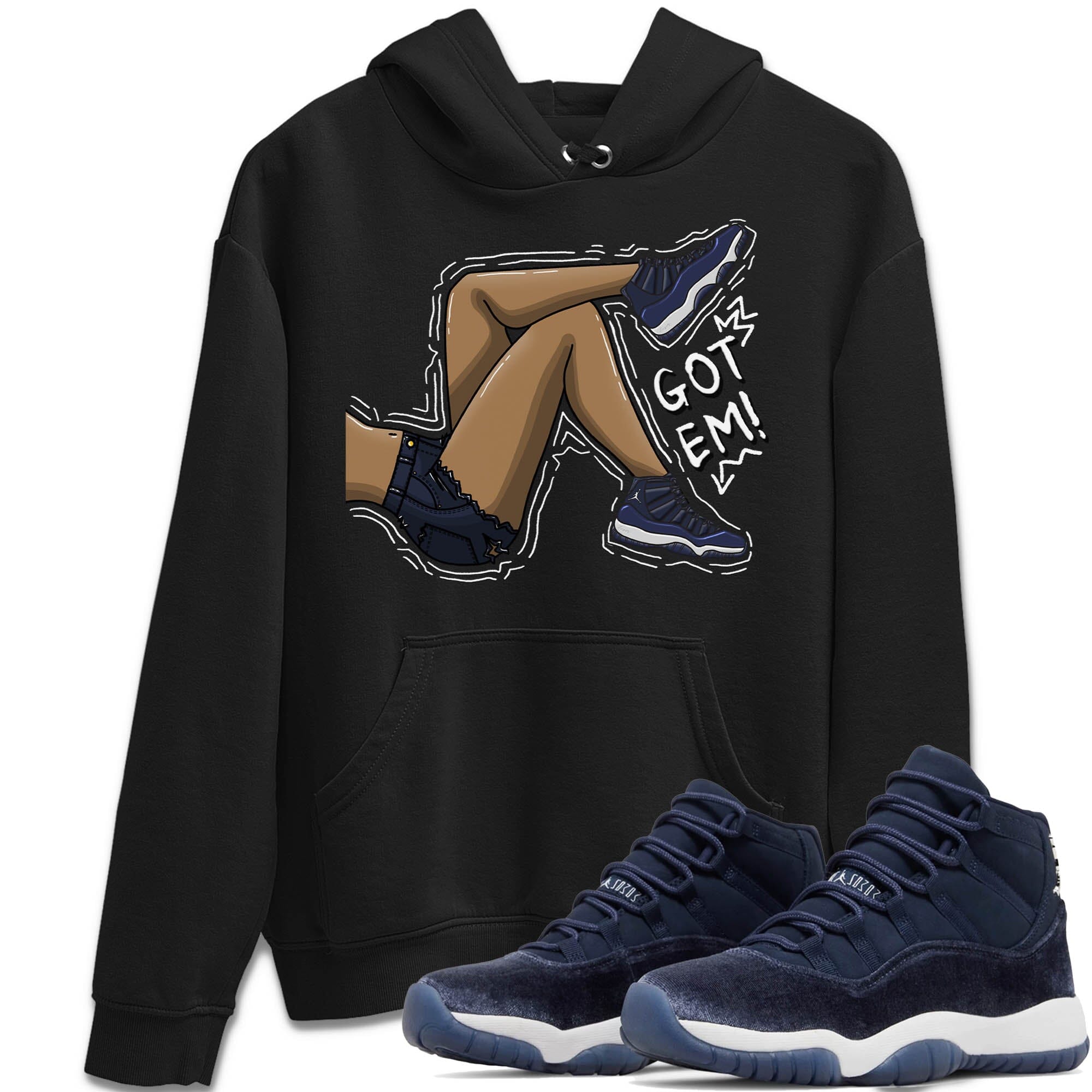 Got Em Legs Unisex Tops - Air Jordan 11 Midnight Navy