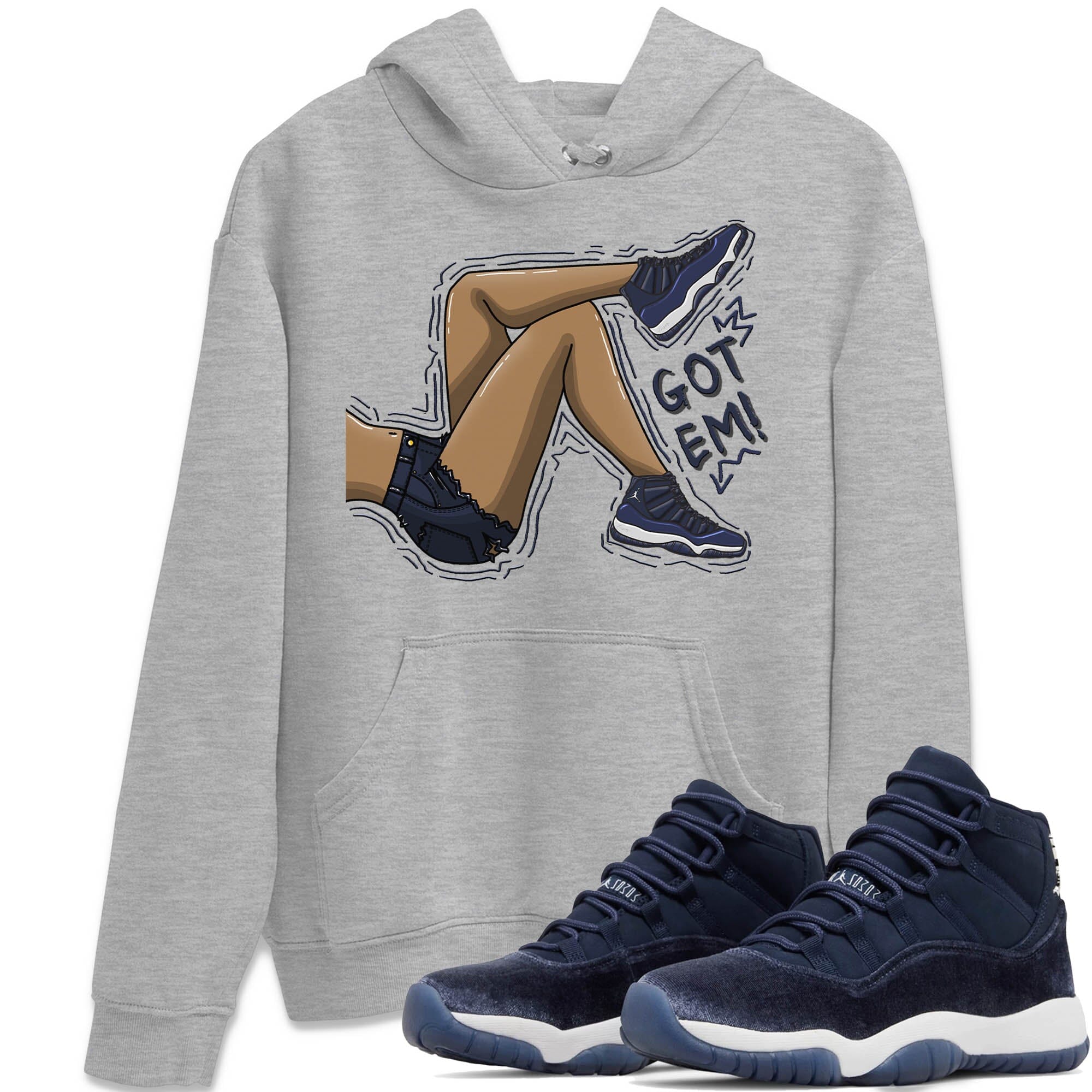 Got Em Legs Unisex Tops - Air Jordan 11 Midnight Navy