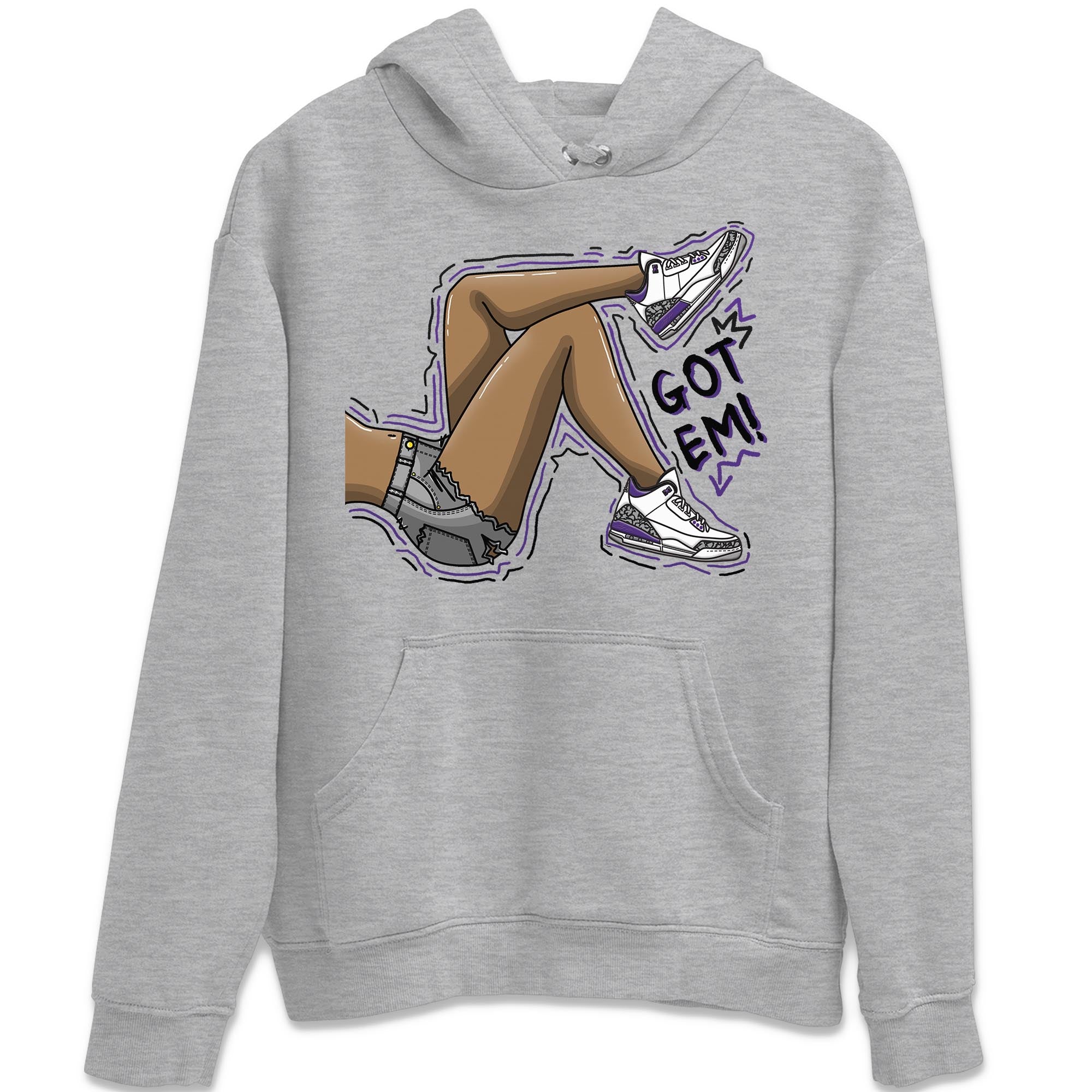 Got Em Legs Unisex Tops - Air Jordan 3 Dark Iris