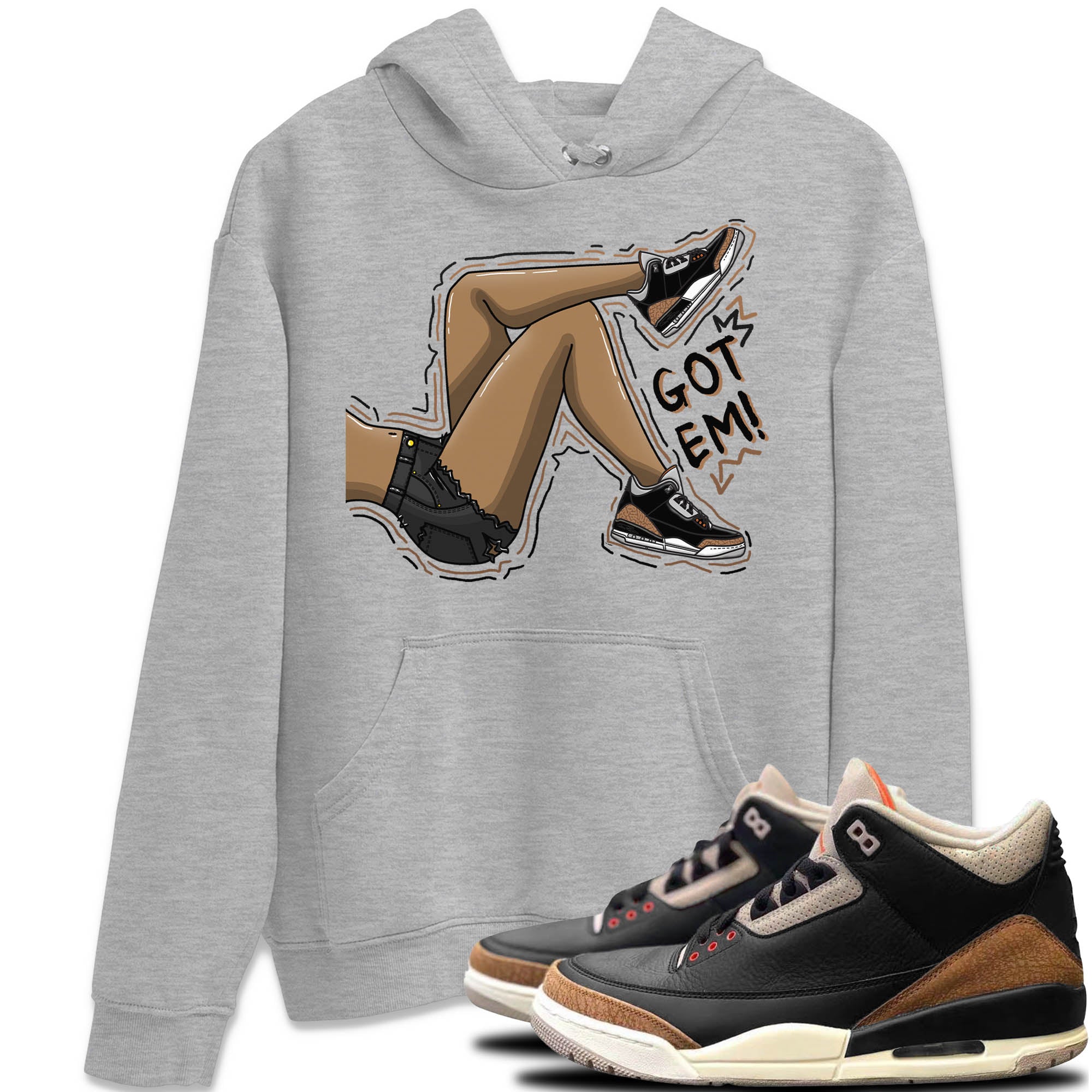 Got Em Legs Unisex Tops - Air Jordan 3 Desert Elephant
