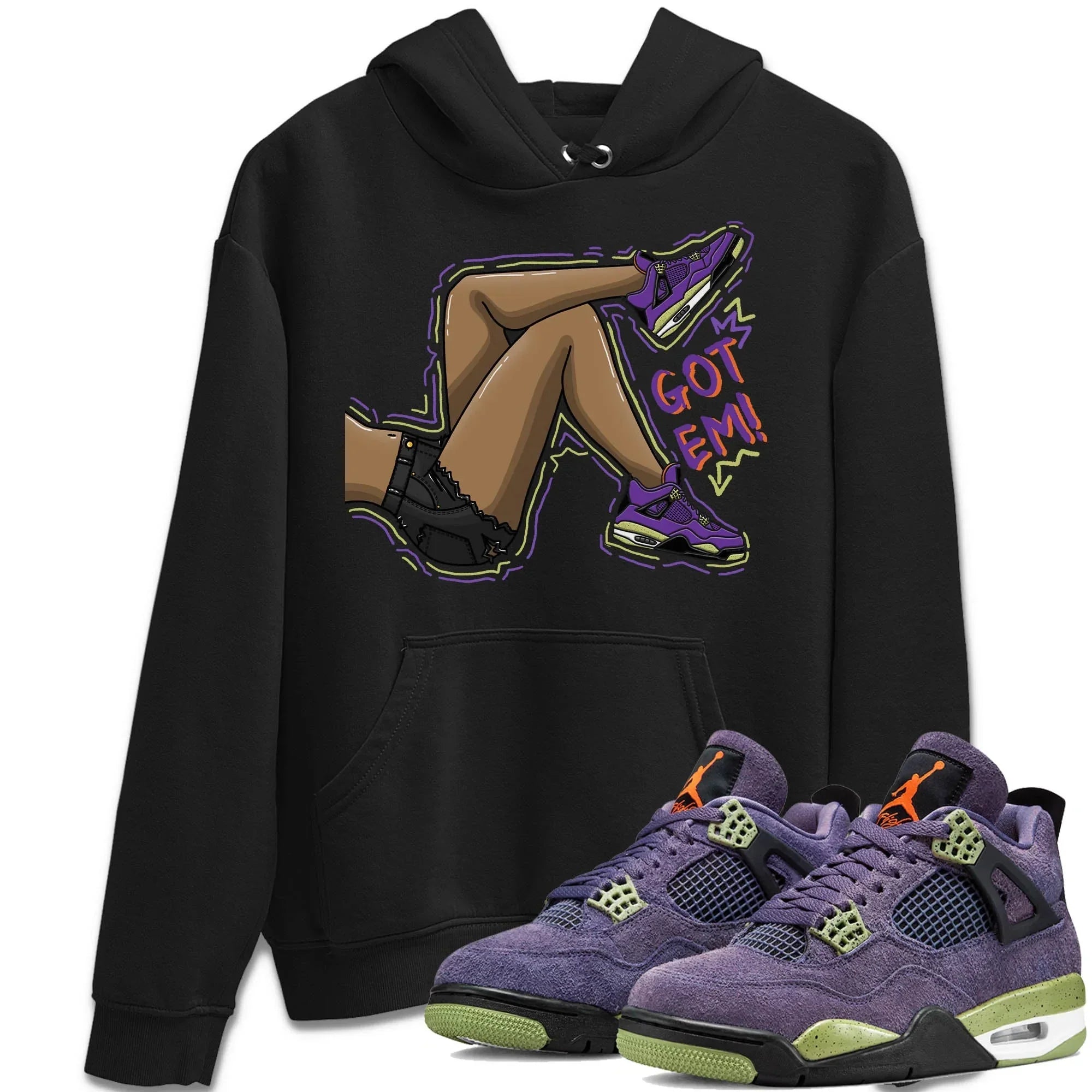 Got Em Legs Unisex Tops - Air Jordan 4 Canyon Purple