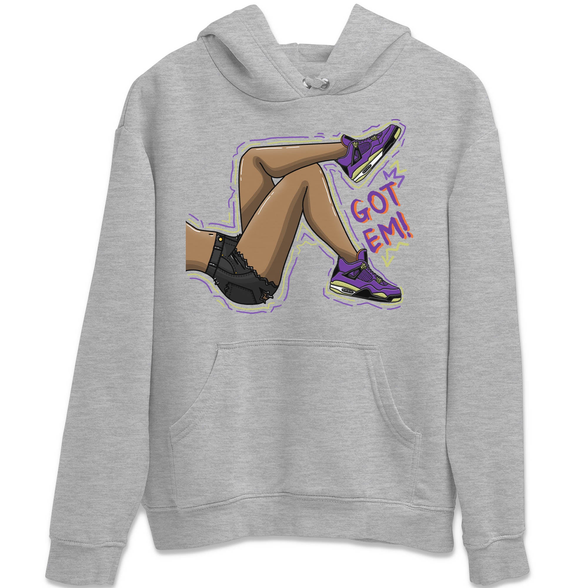 Got Em Legs Unisex Tops - Air Jordan 4 Canyon Purple