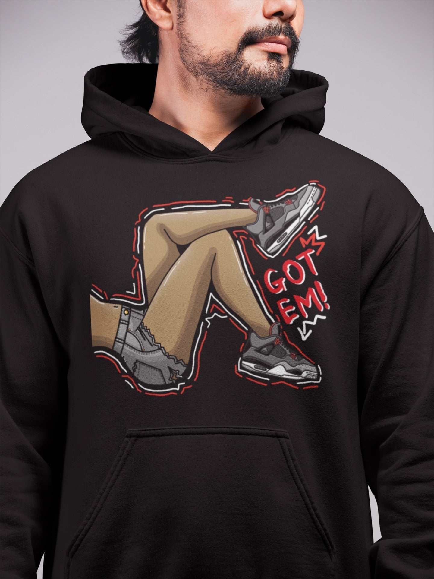 Got Em Legs Unisex Tops - Air Jordan 4 Infrared