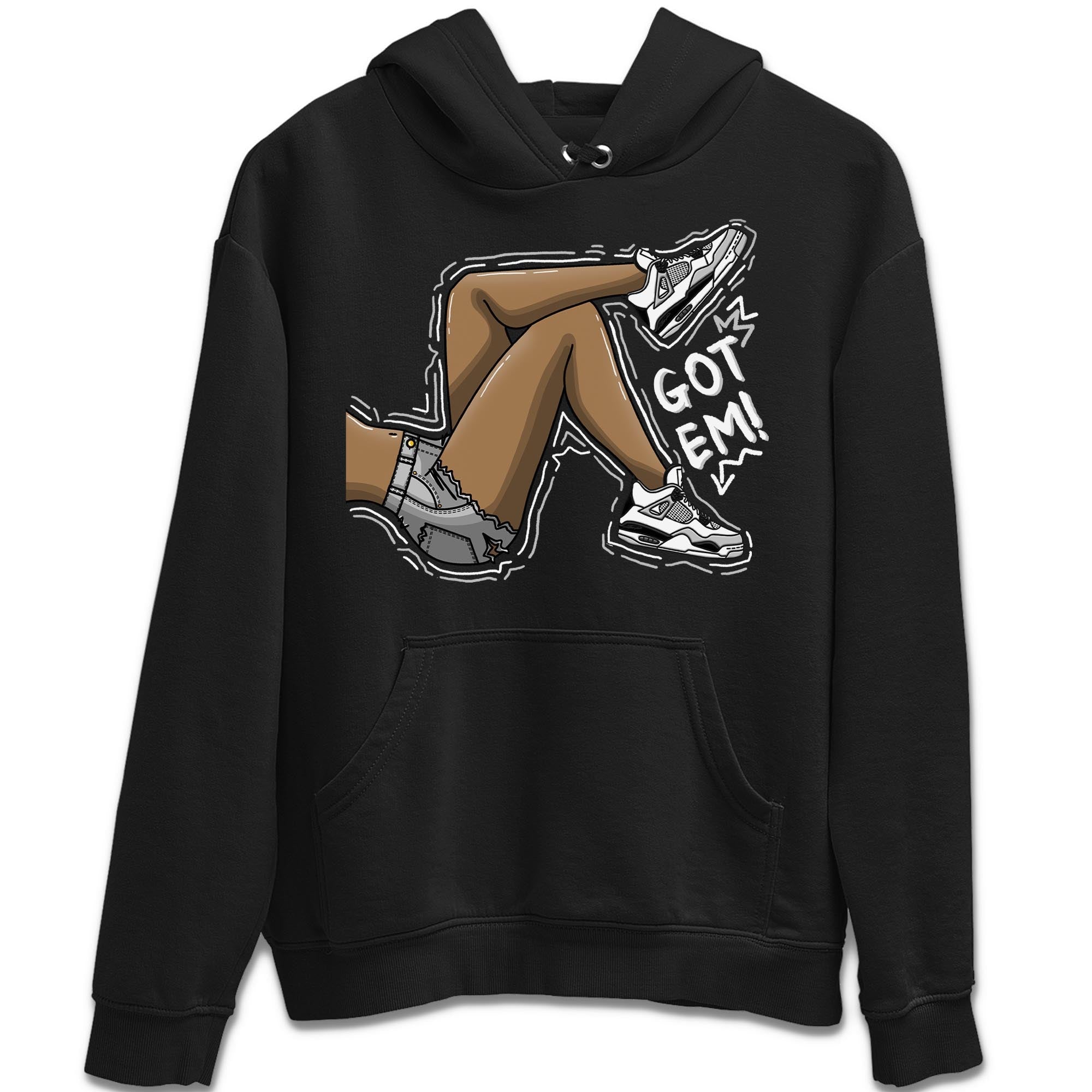 Got Em Legs Unisex Tops - Air Jordan 4 Military Black