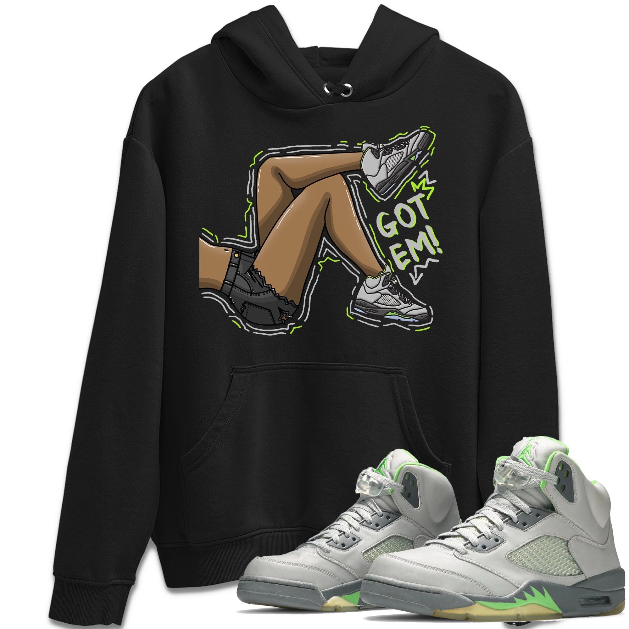 Got Em Legs Unisex Tops - Air Jordan 5 Green Bean