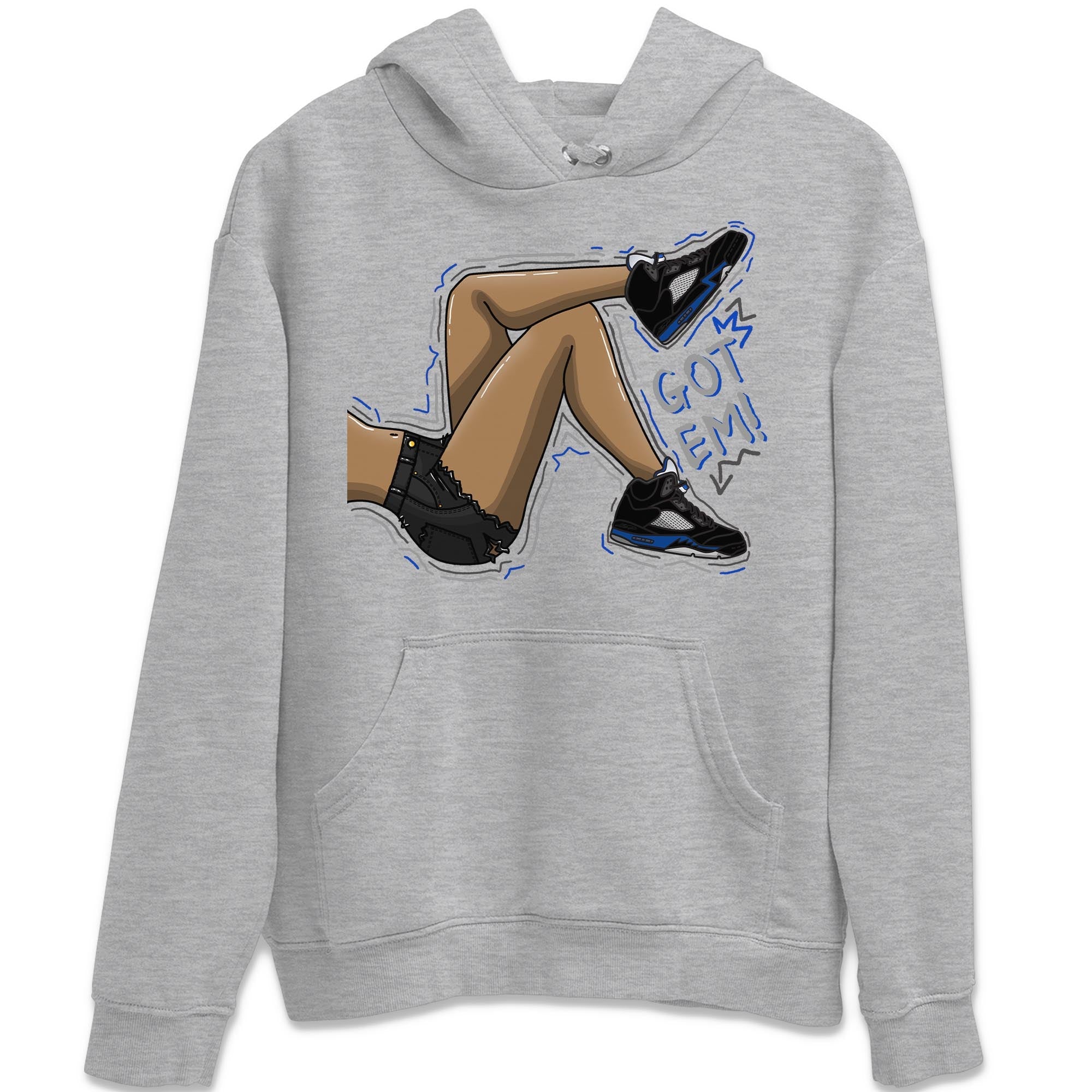 Got Em Legs Unisex Tops - Air Jordan 5 Racer Blue
