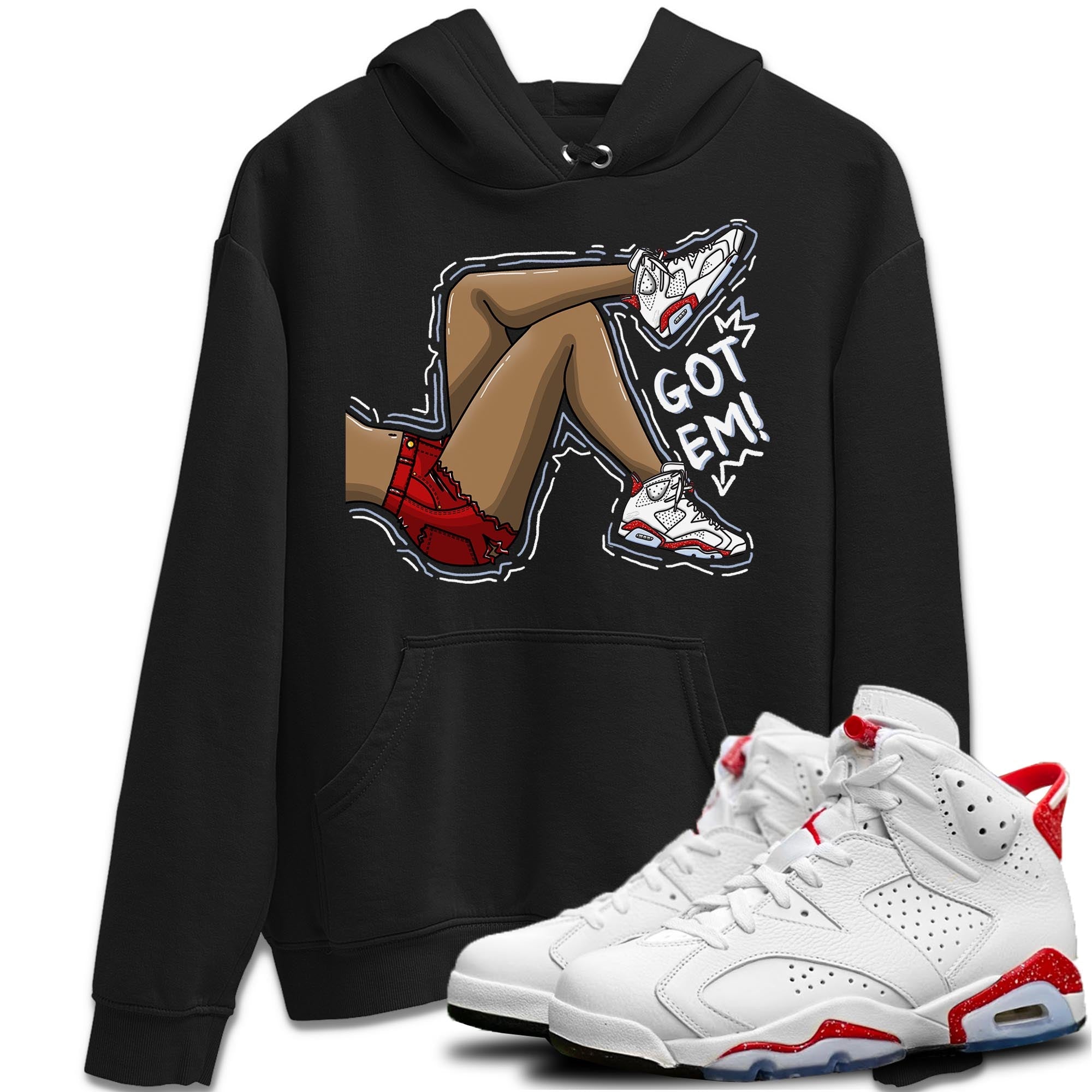 Got Em Legs Unisex Tops - Air Jordan 6 Red Velvet Cookies