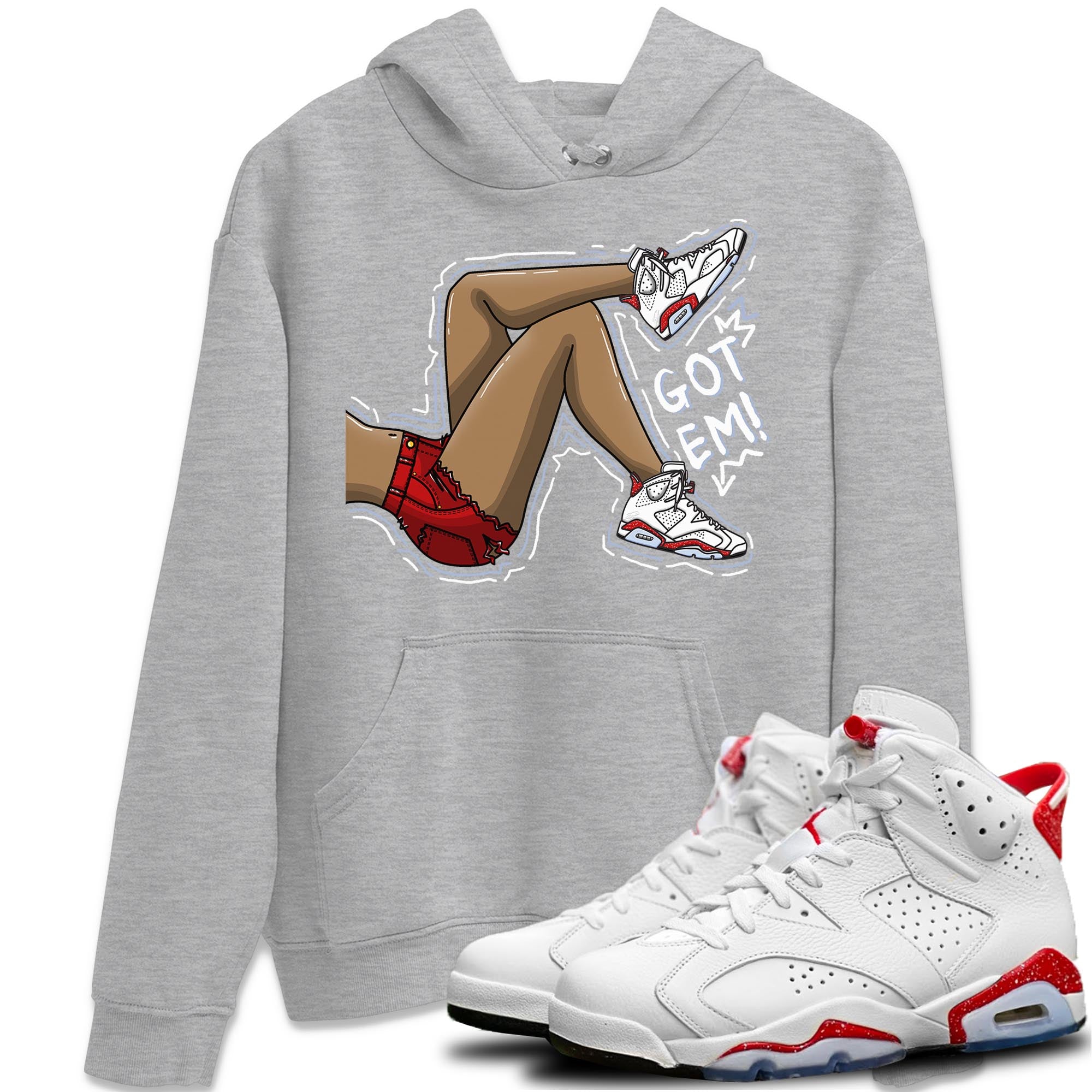 Got Em Legs Unisex Tops - Air Jordan 6 Red Velvet Cookies