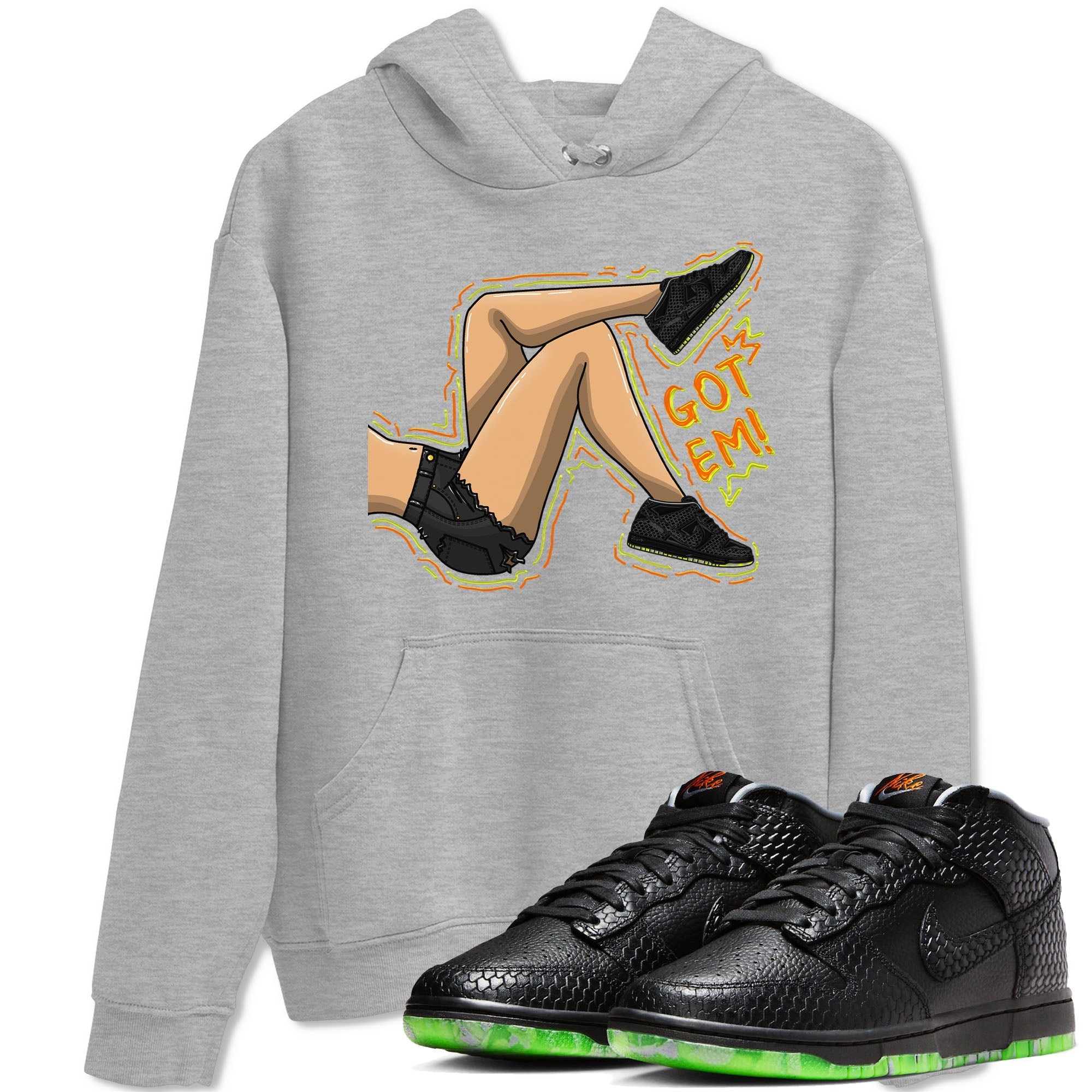 Got Em Legs snkmatch Tee - Dunk Halloween